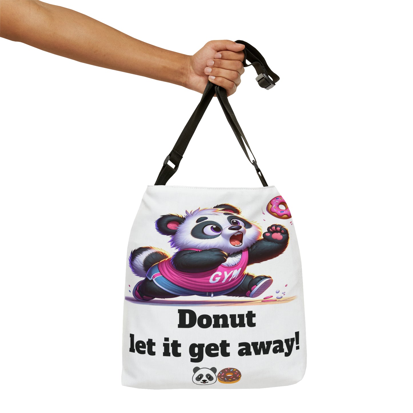 Donut let it get away! 🐼🍩 16x16 or 18x18