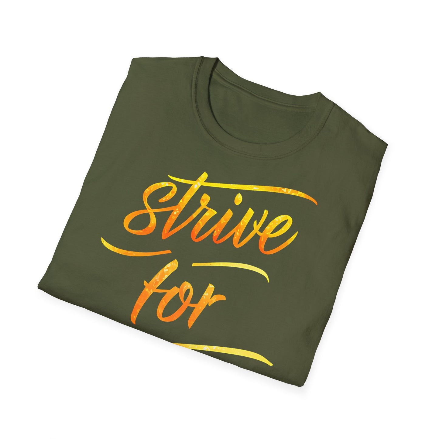 Strive for Progress - One Sided Print - Softstyle T-Shirt