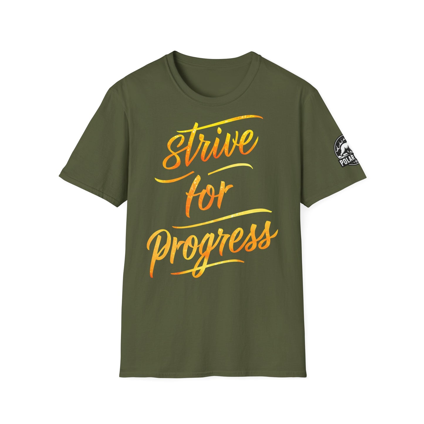 Strive for Progress - Front & Side Prints - Softstyle T-Shirt