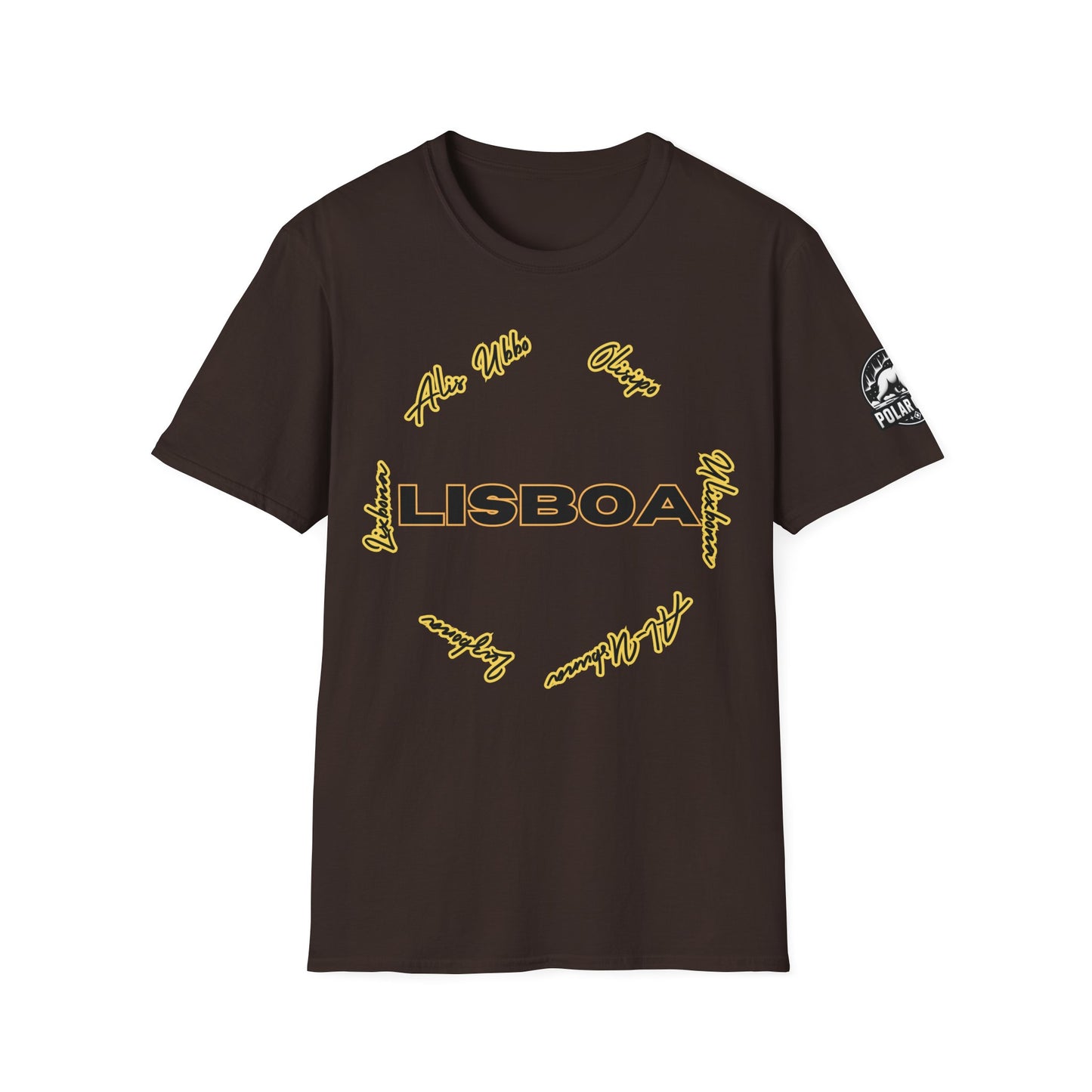 Lisbon Names - Front & Side Prints - Softstyle T-Shirt