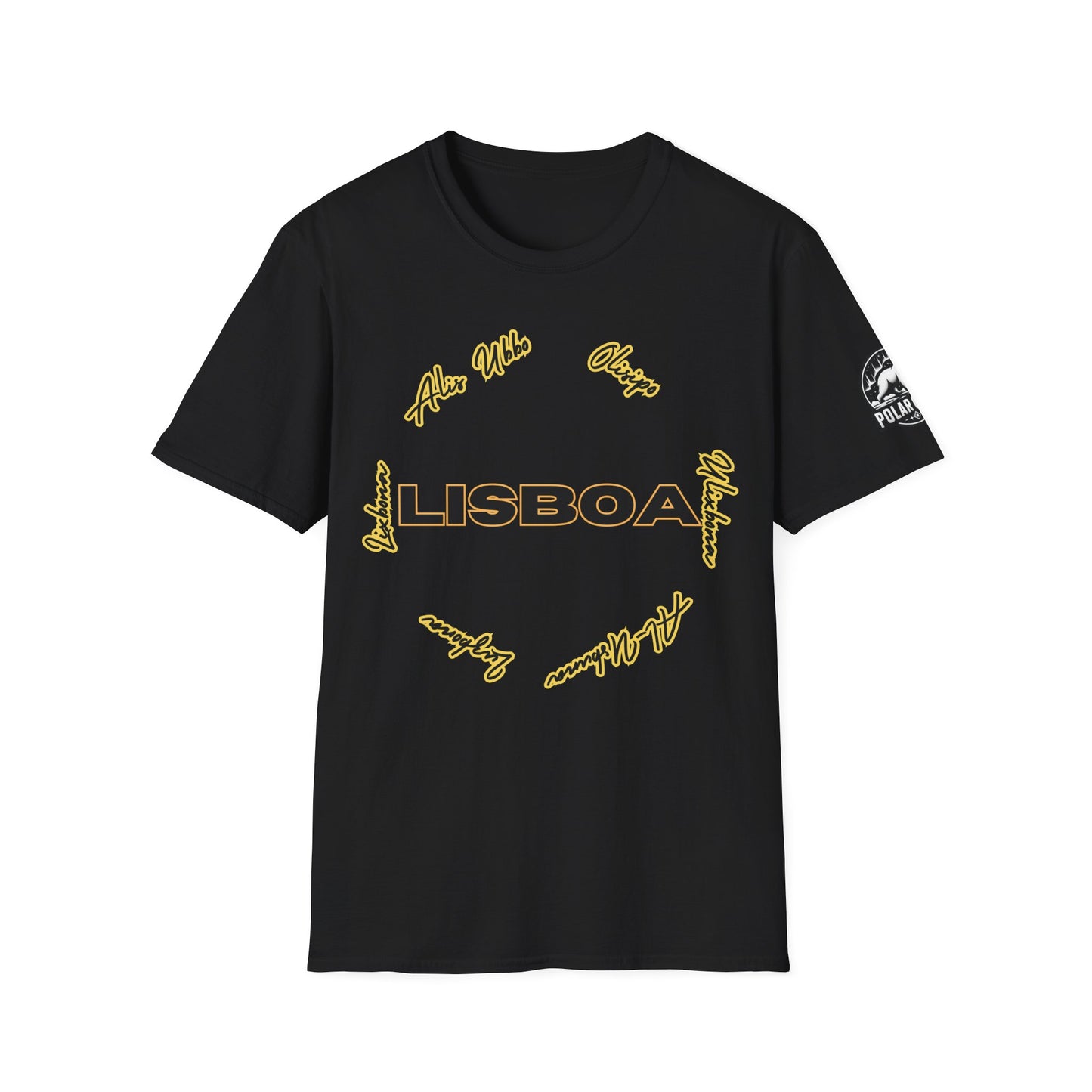 Lisbon Names - Front & Side Prints - Softstyle T-Shirt
