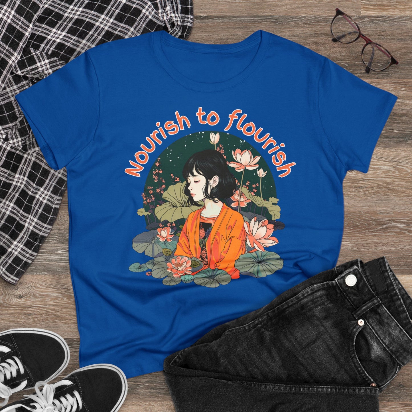 Nourish to Flourish - Colours - One Sided Print - Women's