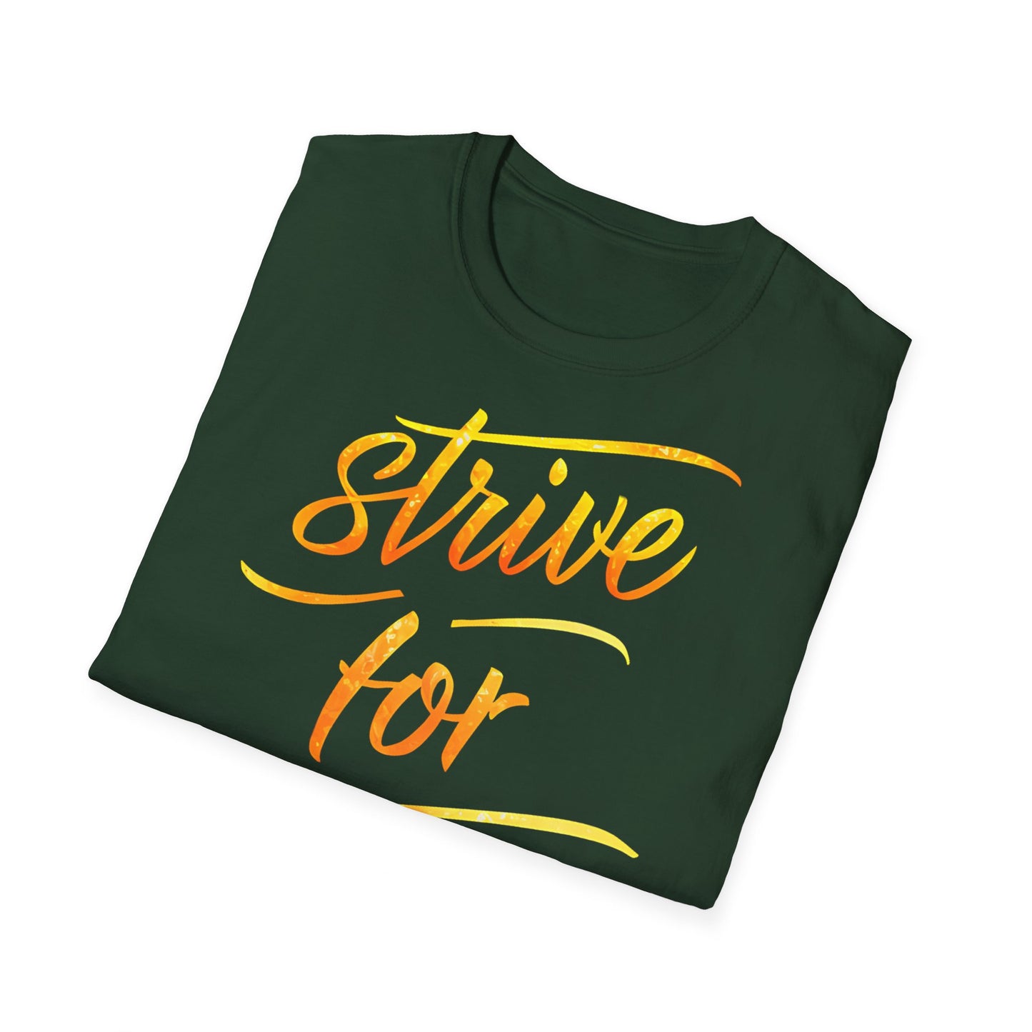 Strive for Progress - Front & Side Prints - Softstyle T-Shirt