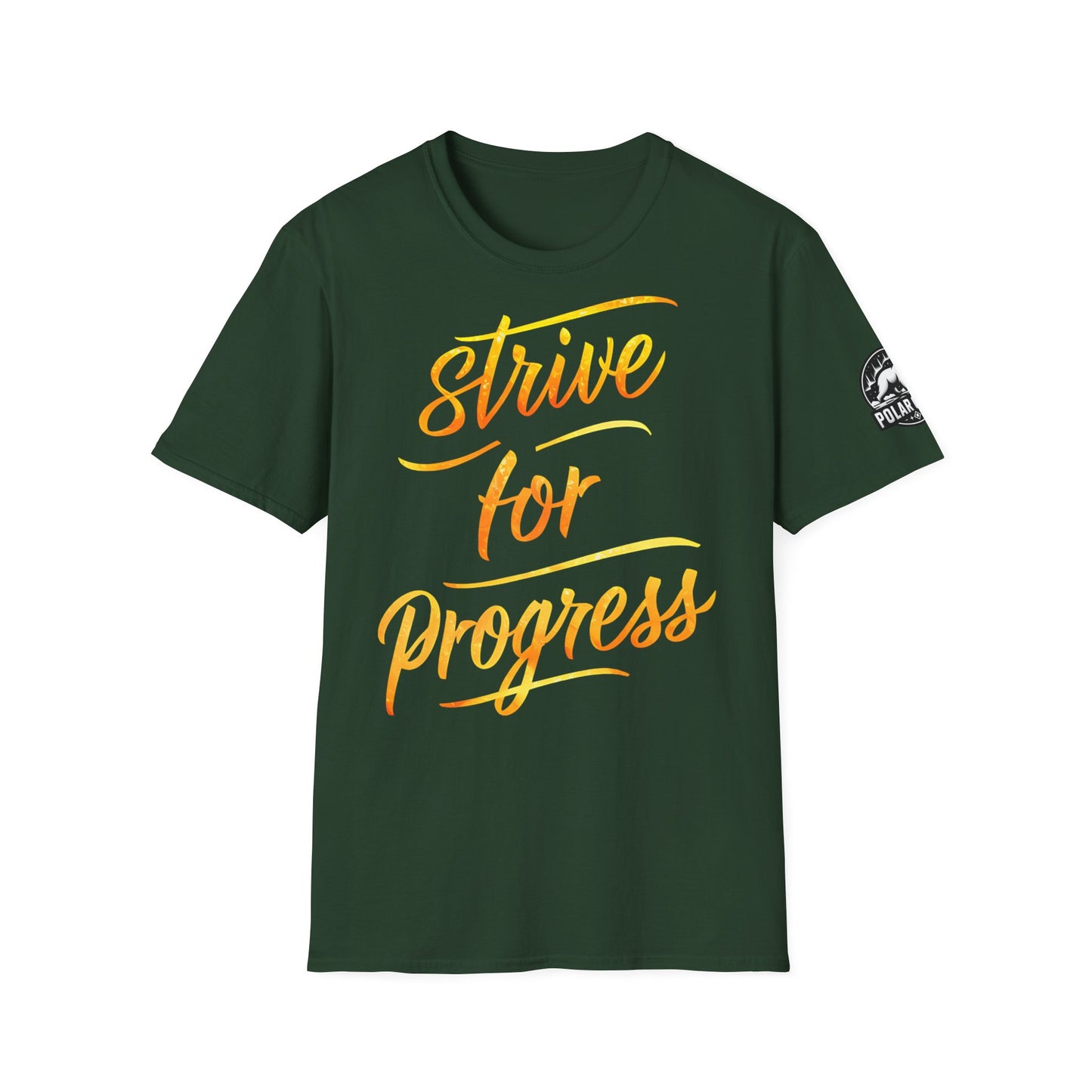Strive for Progress - Front & Side Prints - Softstyle T-Shirt