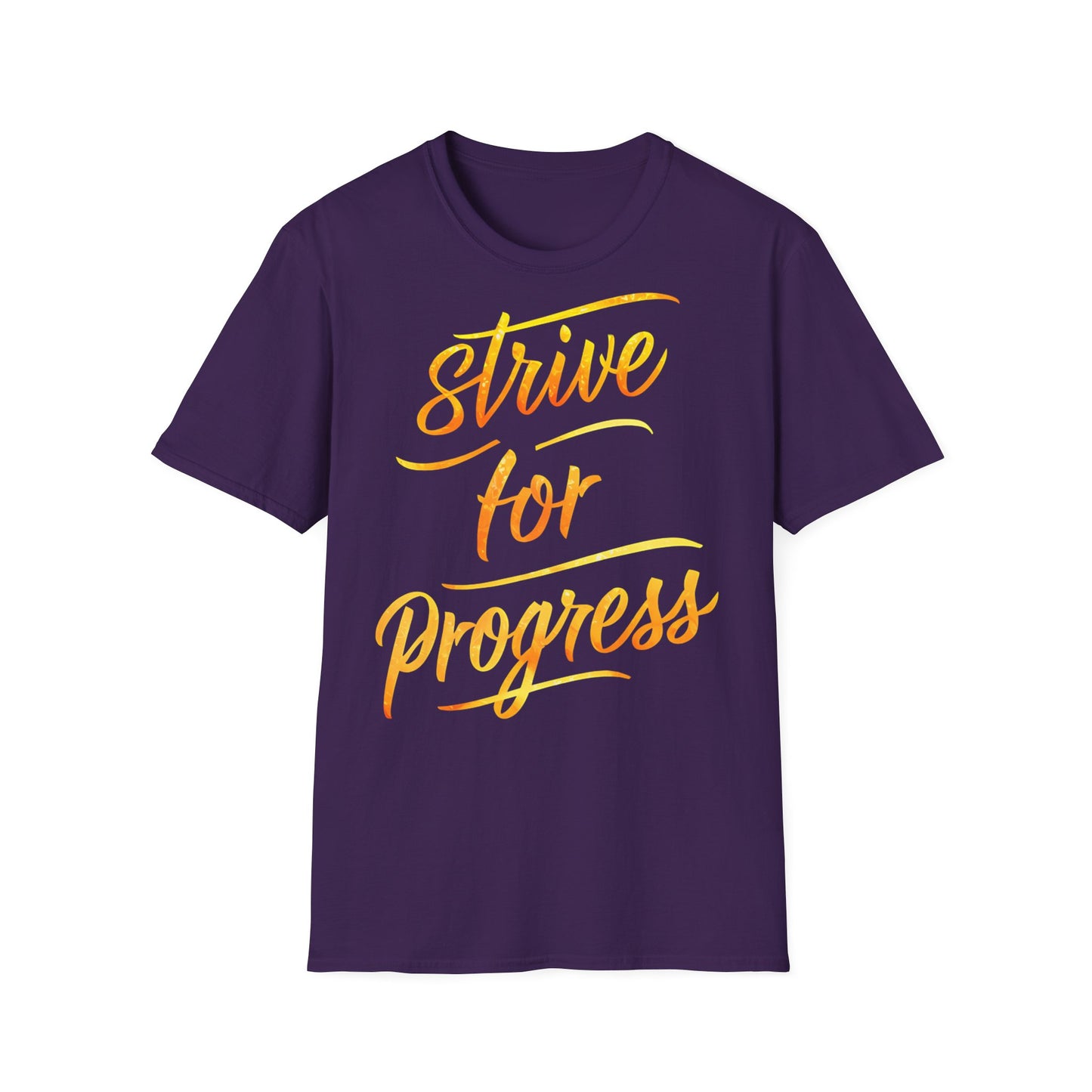 Strive for Progress - One Sided Print - Softstyle T-Shirt