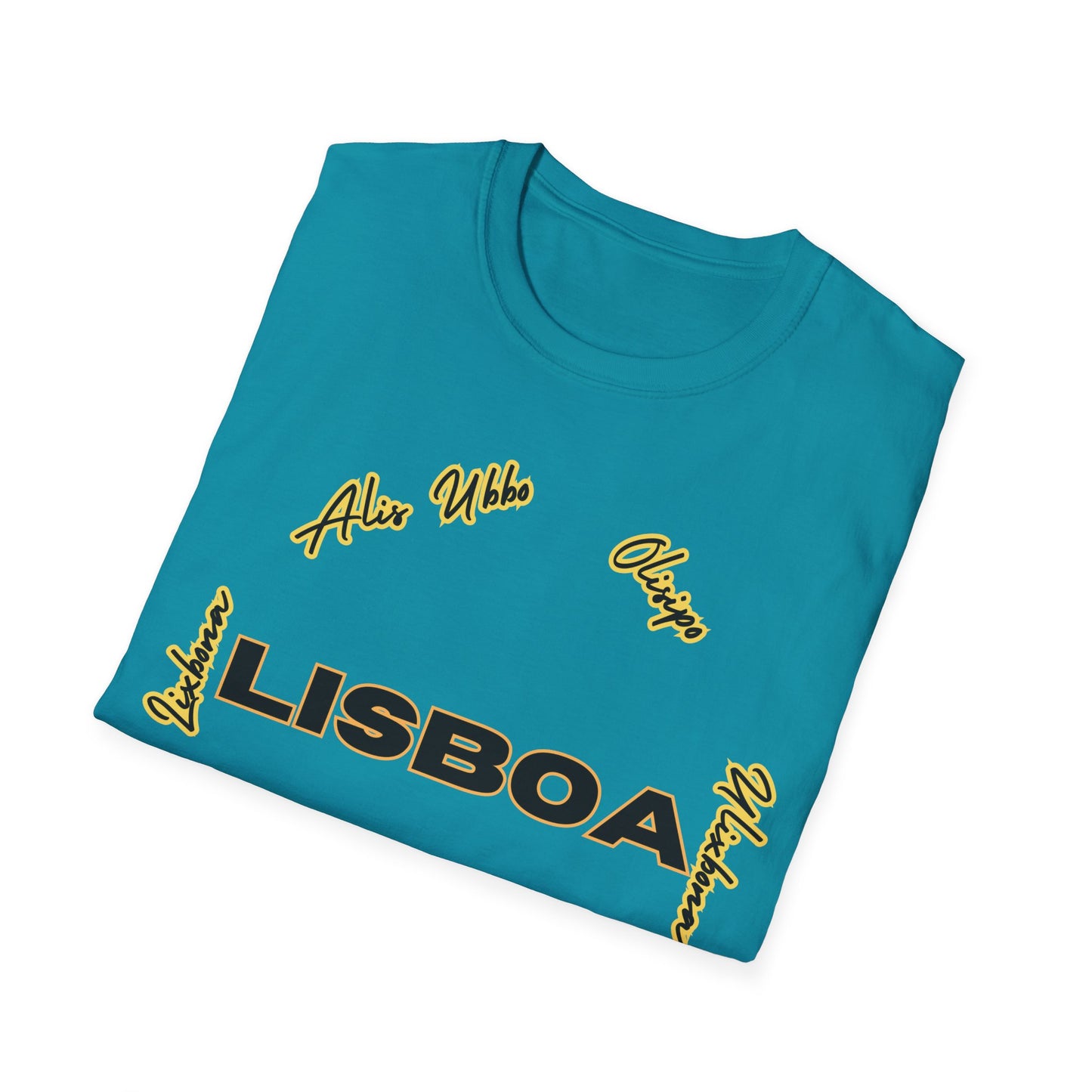Lisbon Names - Front & Side Prints - Softstyle T-Shirt