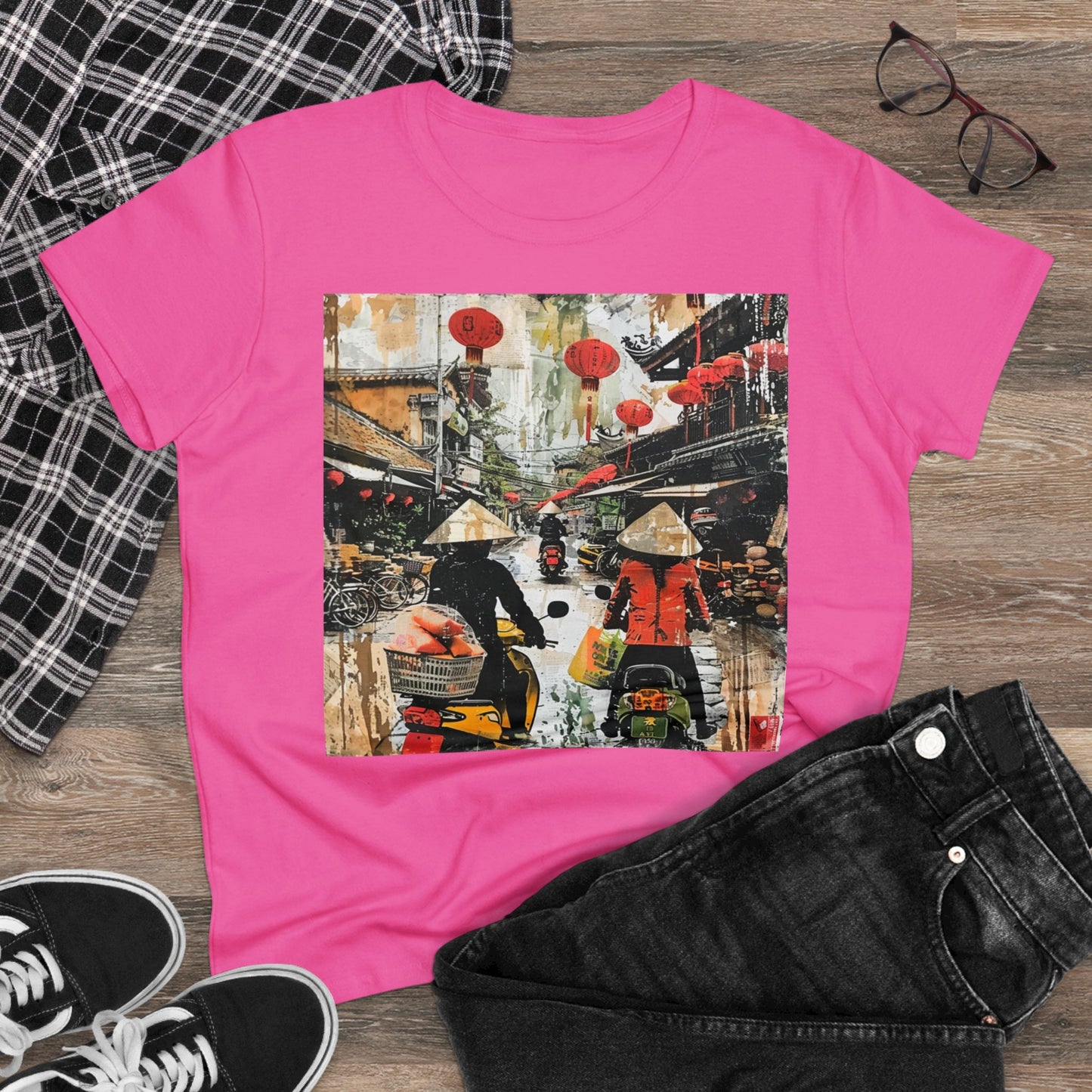 Vietnam Design Four - Colours - One Sided Print - Women's