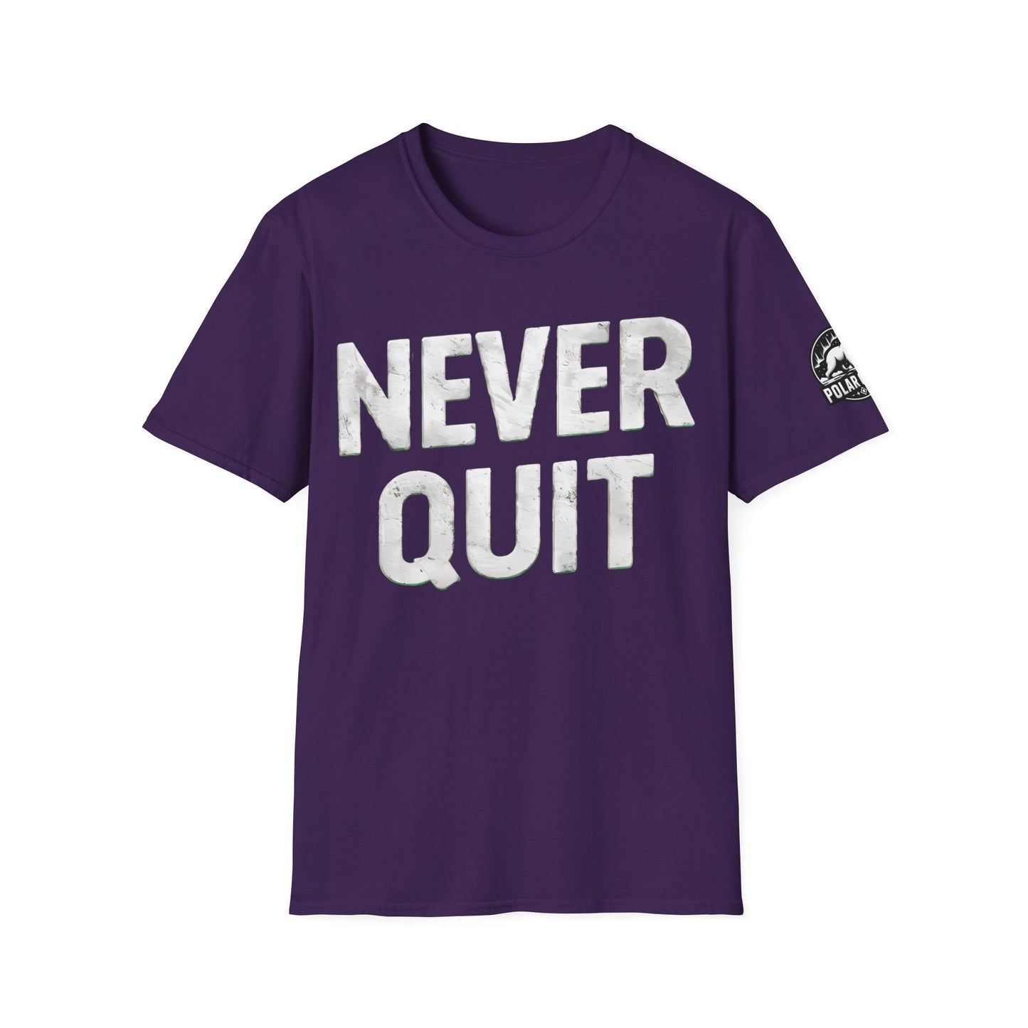 Never Quit - Front & Side Prints - Softstyle T-Shirt