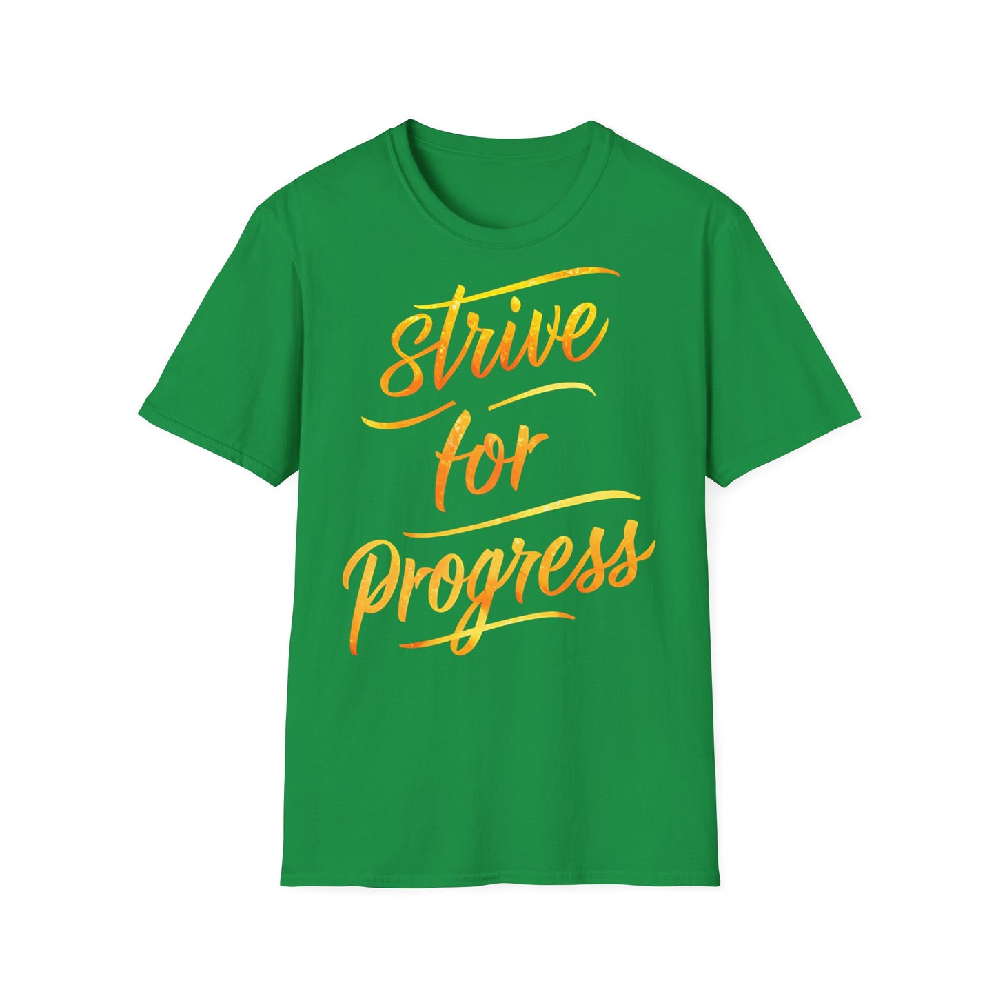 Strive for Progress - One Sided Print - Softstyle T-Shirt