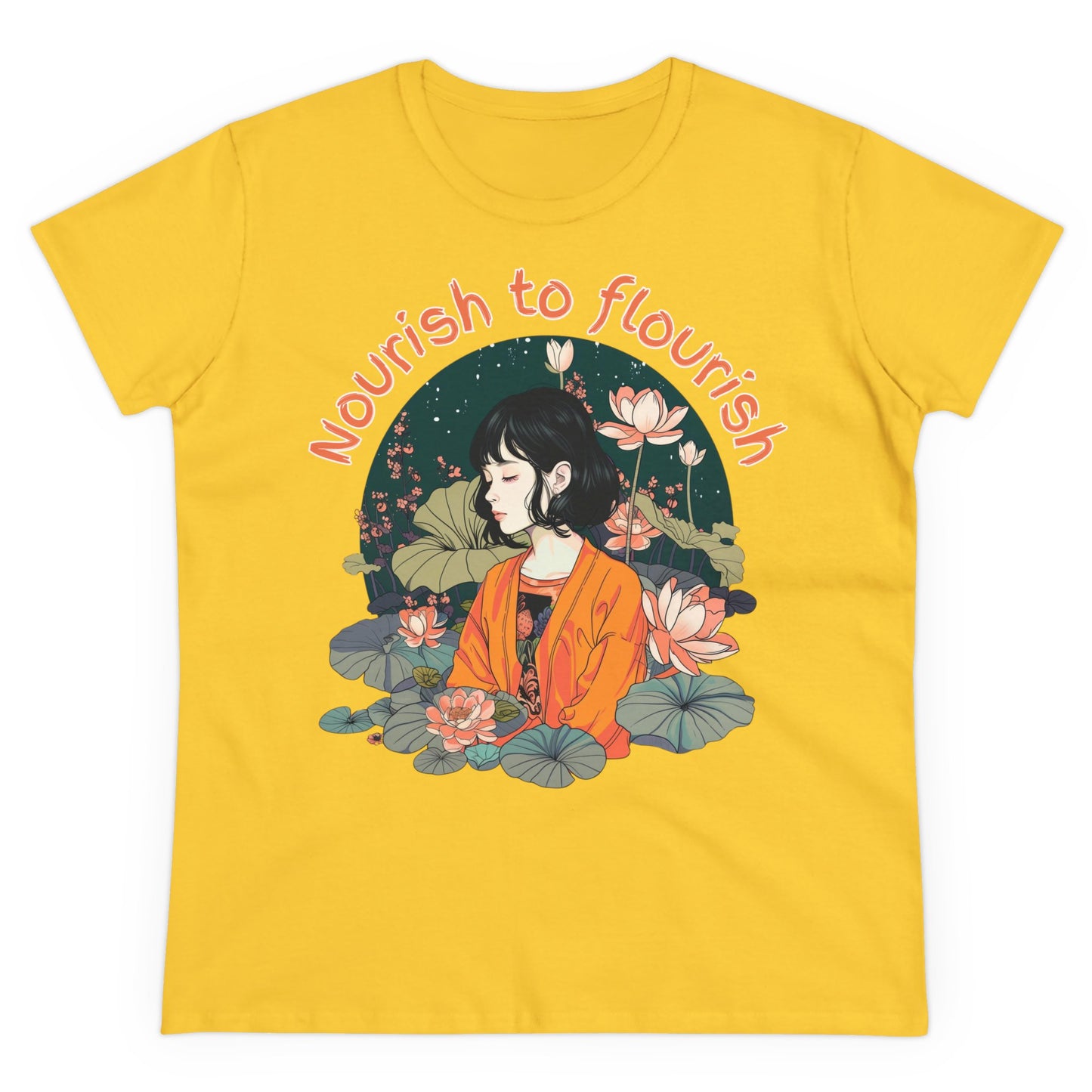 Nourish to Flourish - Colours - One Sided Print - Women's