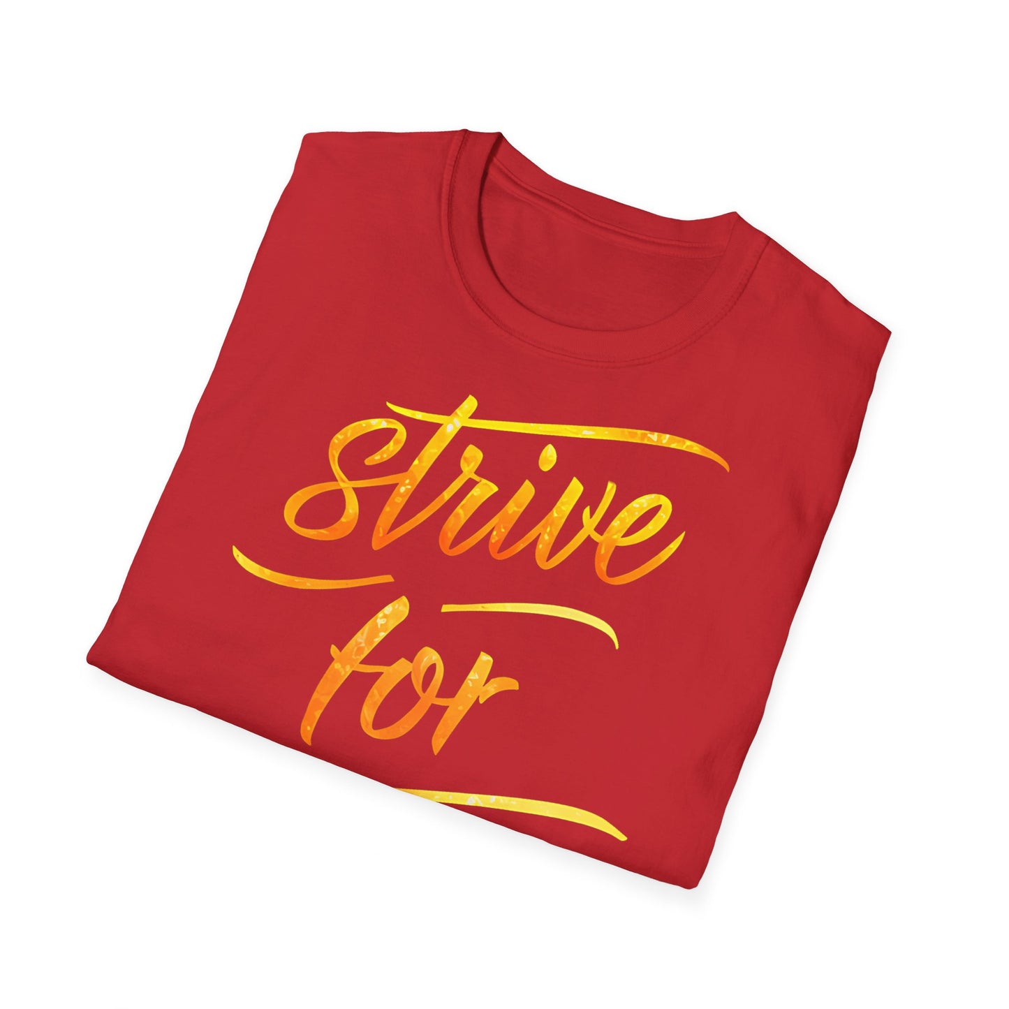 Strive for Progress - One Sided Print - Softstyle T-Shirt