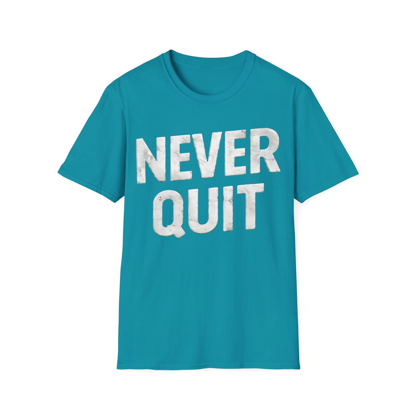 Never Quit - One Sided Print - Softstyle T-Shirt