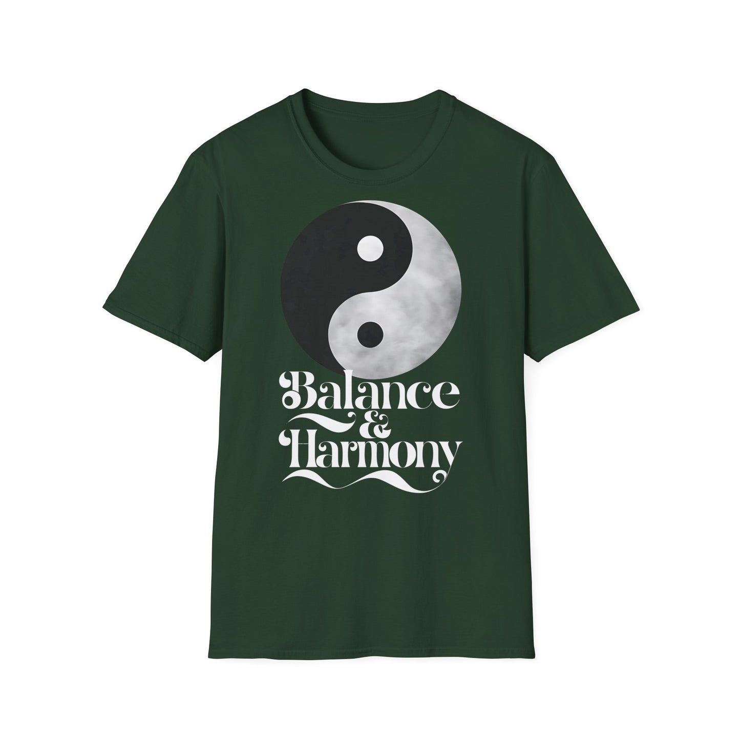 Balance & Harmony - One Sided Print - Softstyle T-Shirt