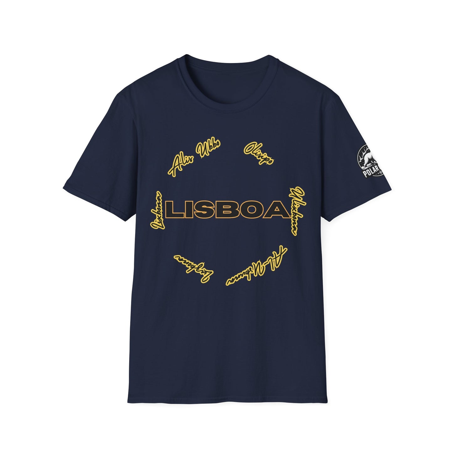 Lisbon Names - Front & Side Prints - Softstyle T-Shirt