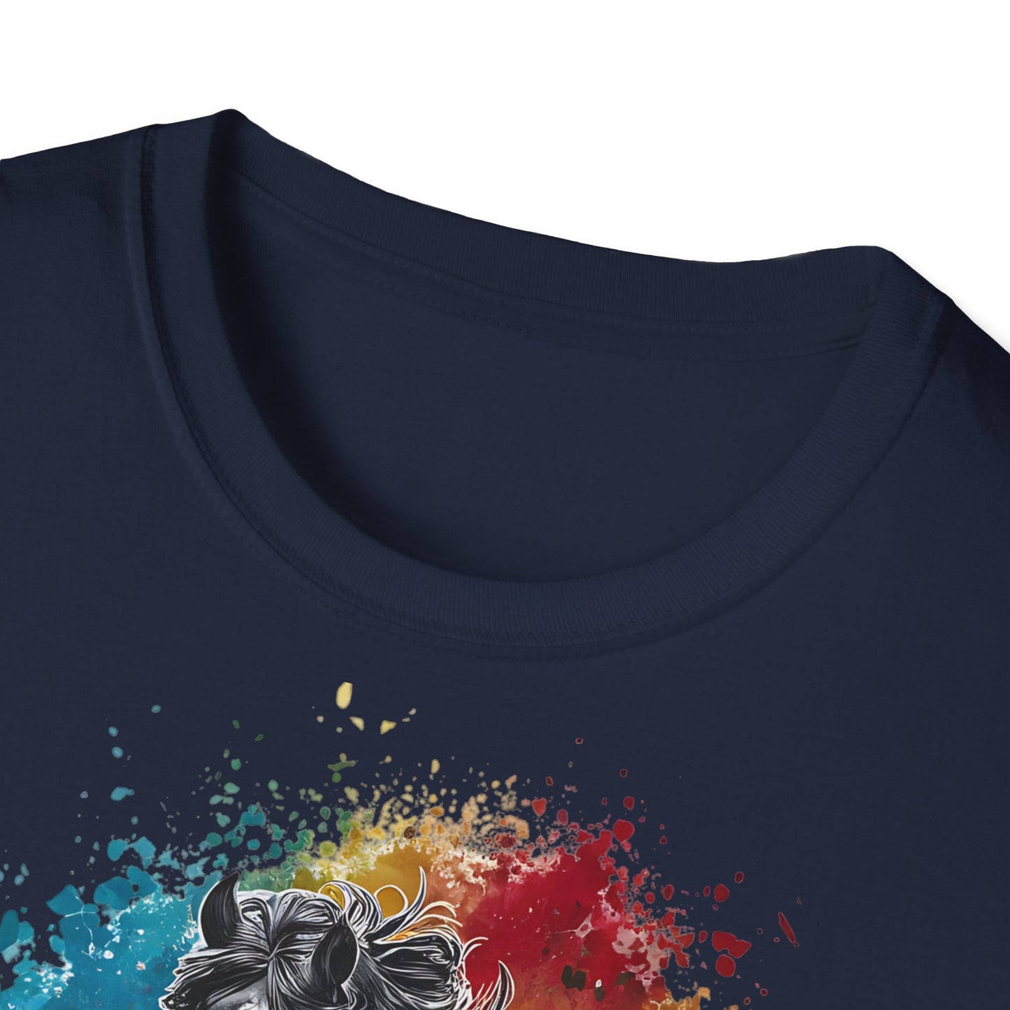 Horse Colours Spot - One Sided Print - Softstyle T-Shirt