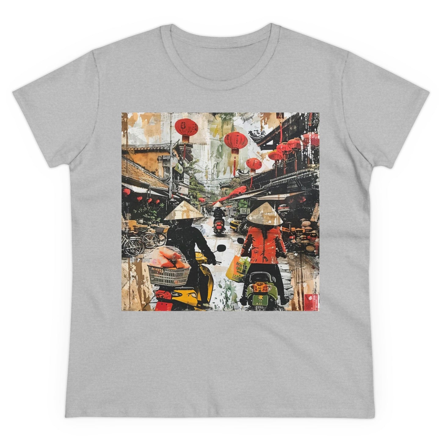Vietnam Design Four - Colours - One Sided Print - Women's