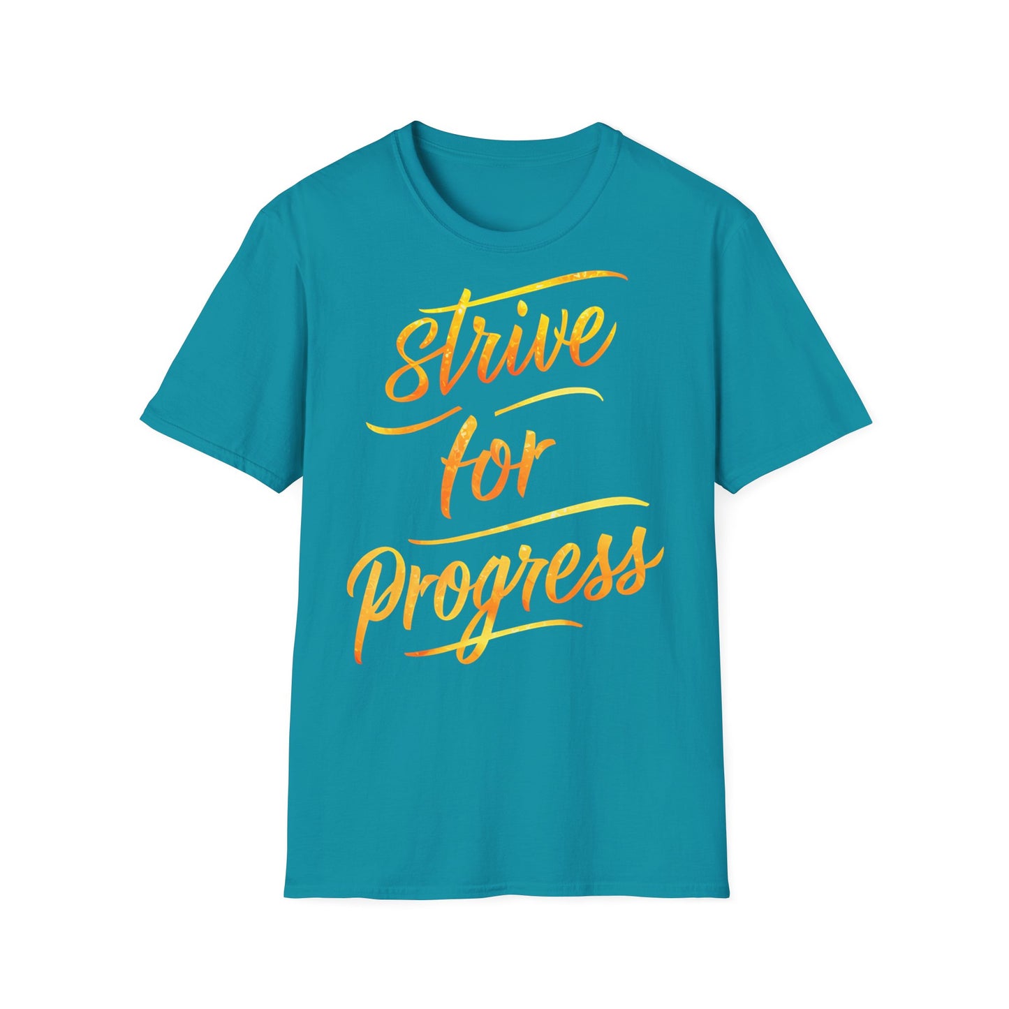 Strive for Progress - One Sided Print - Softstyle T-Shirt