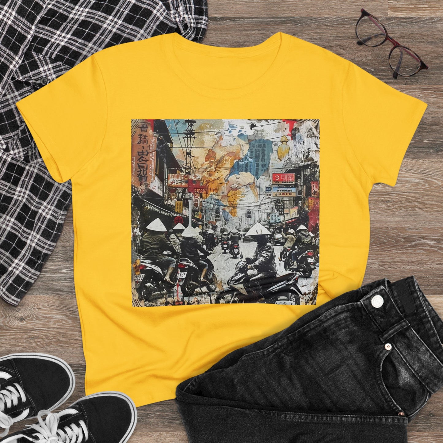 Vietnam Design Three - Colours - One Sided Print - Women's