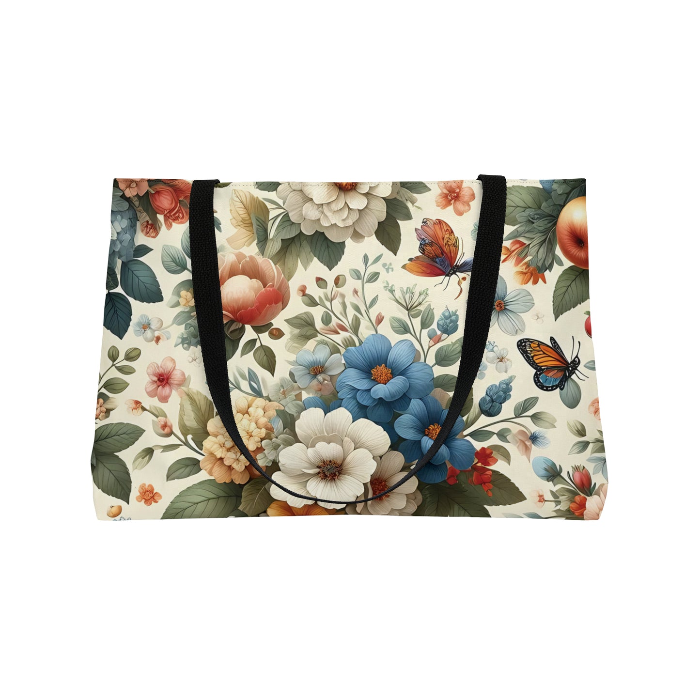 Orange Rose Blue White Yellow Pattern 24" x 13"