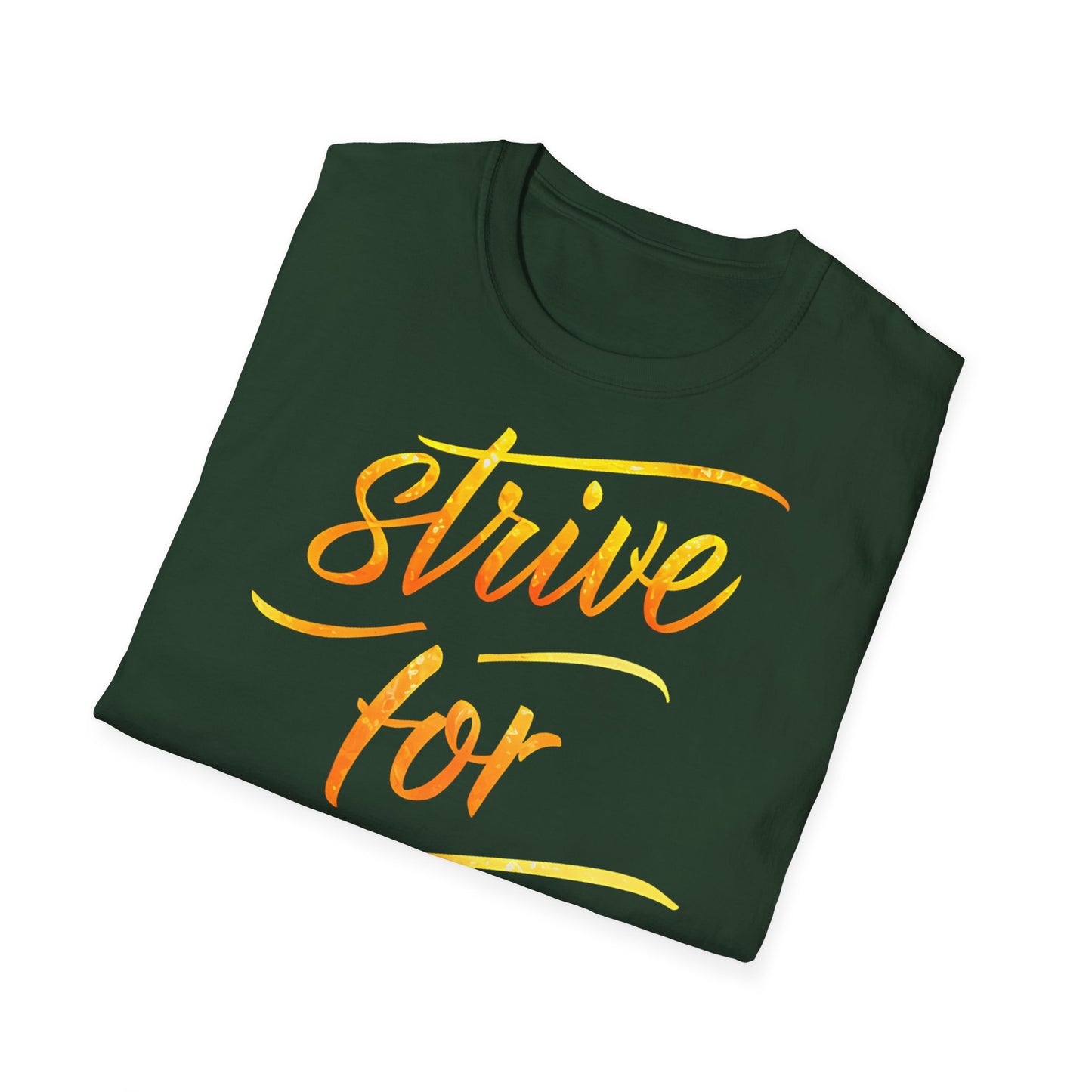 Strive for Progress - One Sided Print - Softstyle T-Shirt