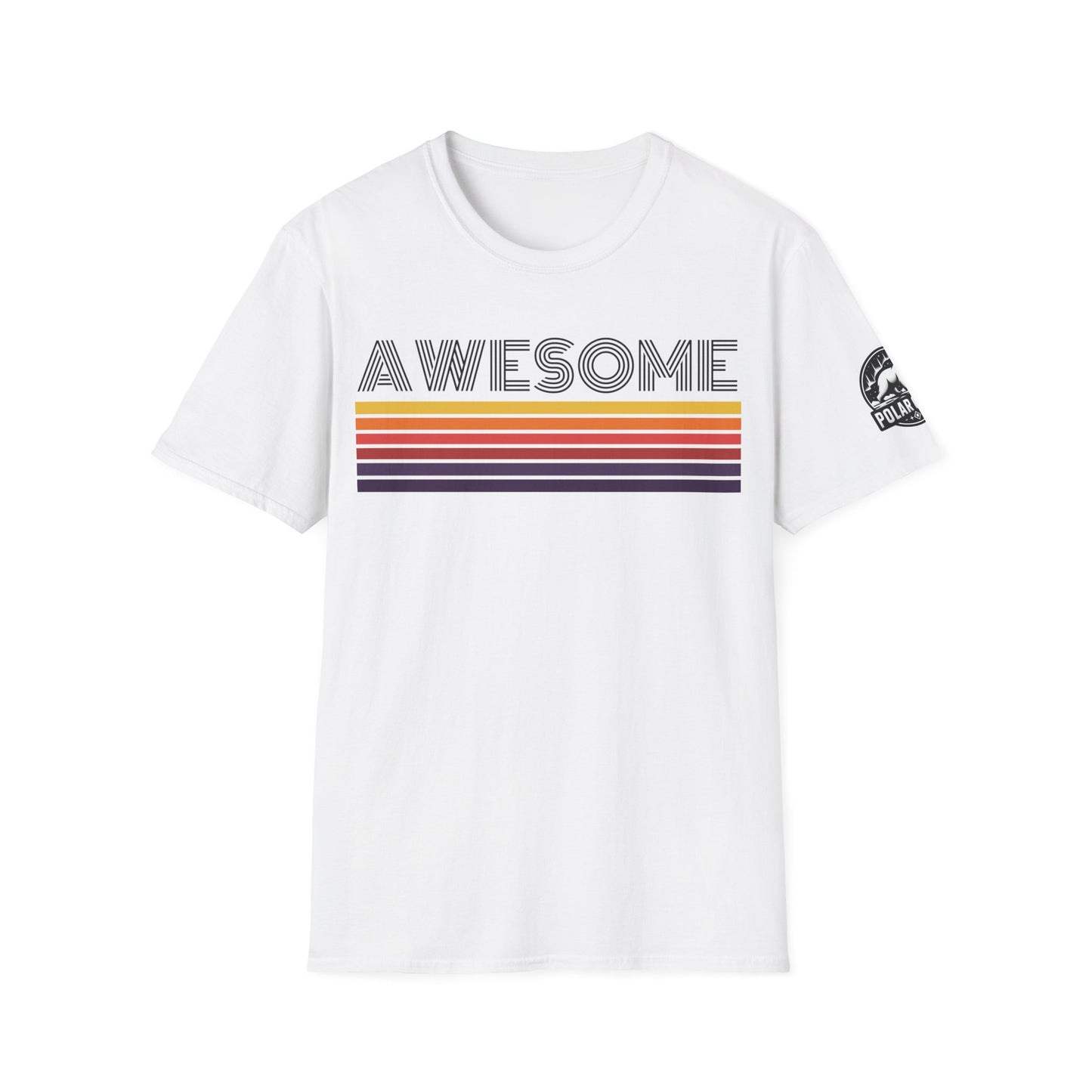 Awesome - Front & Side Prints - Softstyle T-Shirt