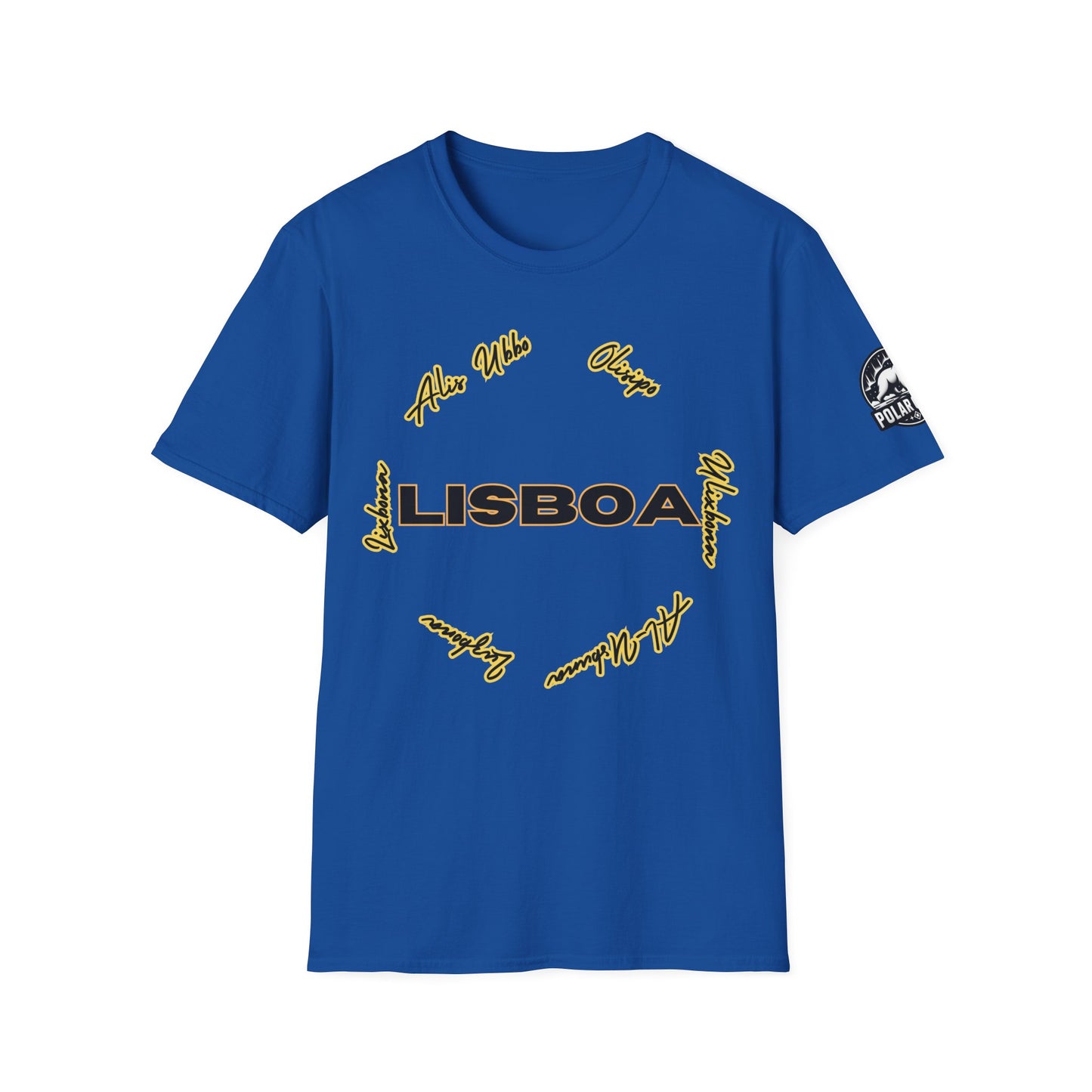 Lisbon Names - Front & Side Prints - Softstyle T-Shirt