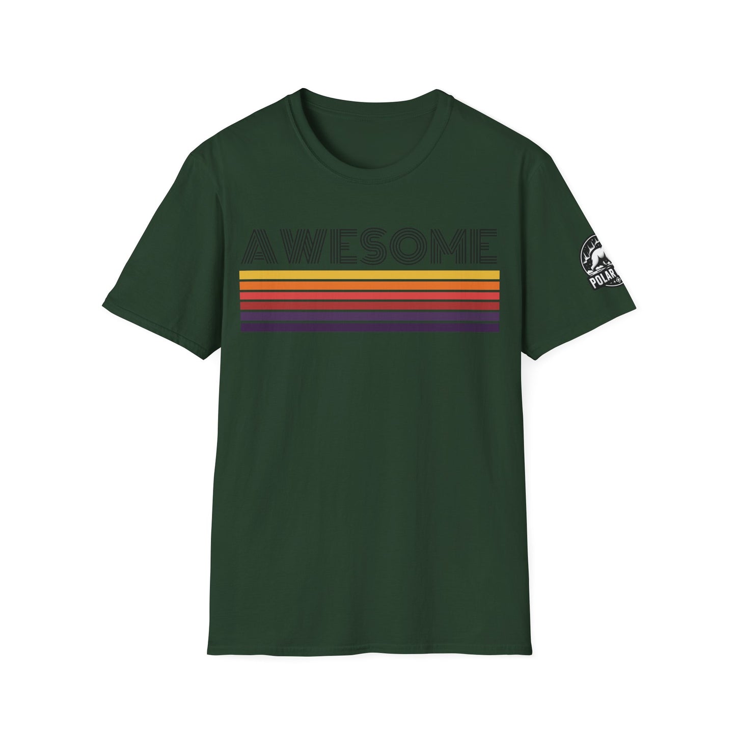 Awesome - Front & Side Prints - Softstyle T-Shirt
