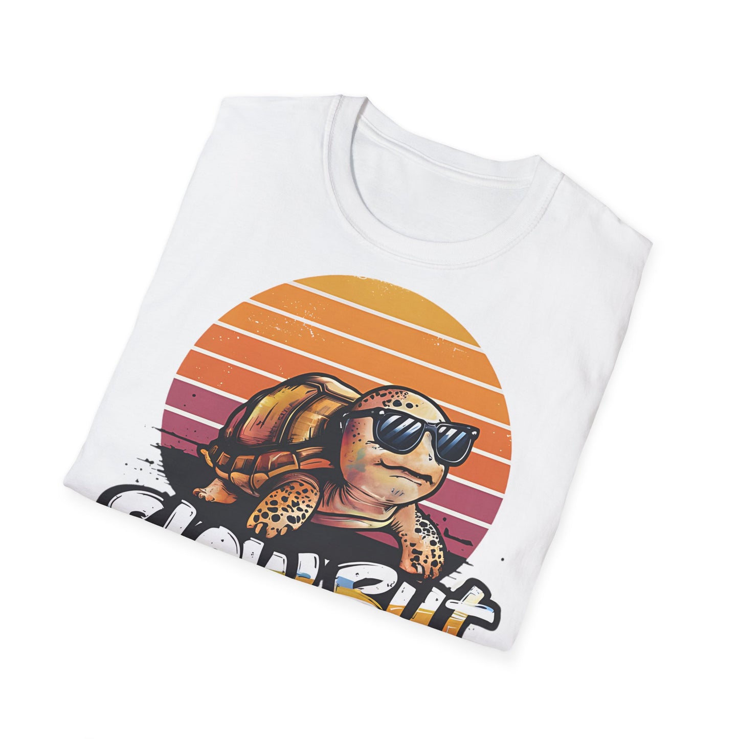 Slow But Steady - One Sided Print - Softstyle T-Shirt