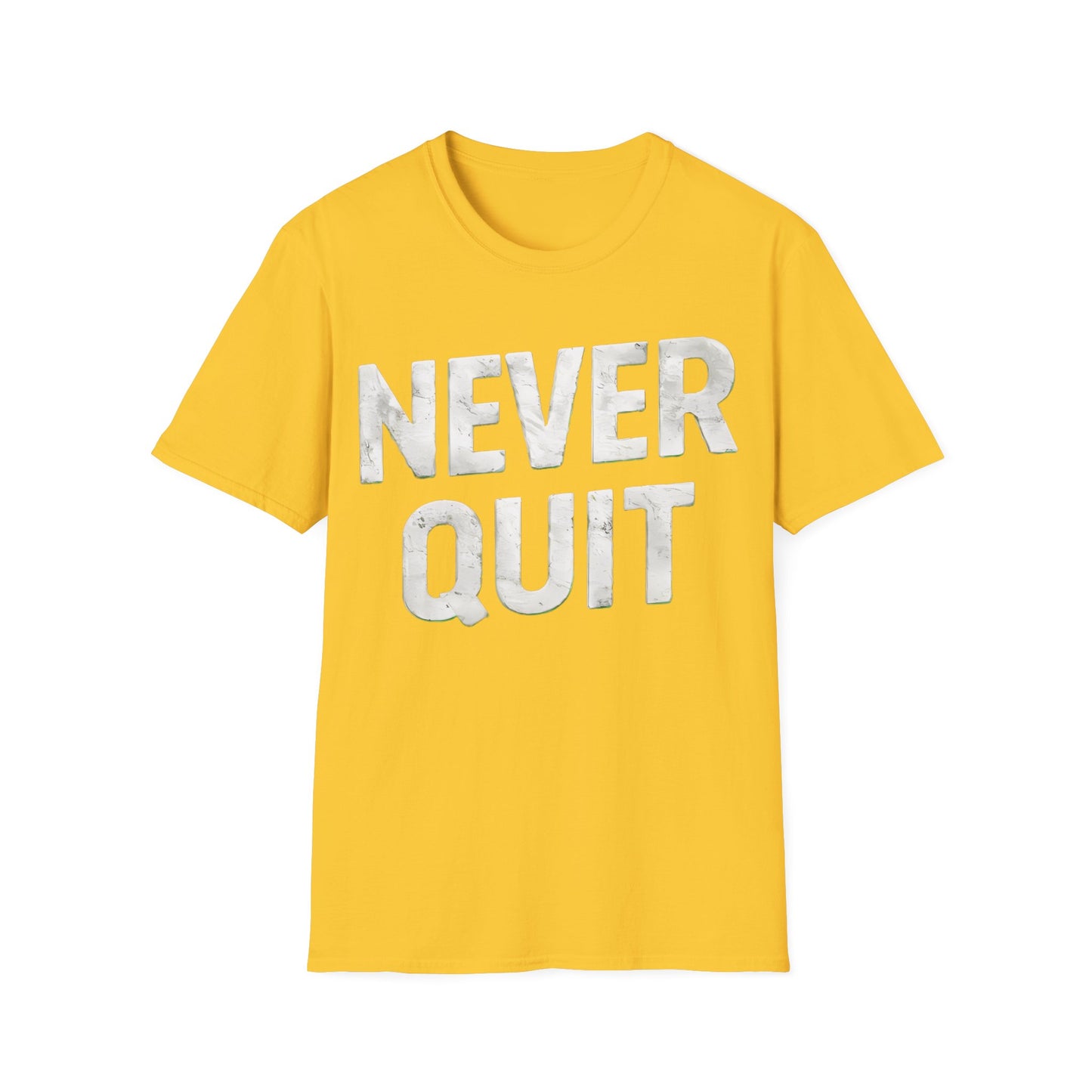 Never Quit - One Sided Print - Softstyle T-Shirt