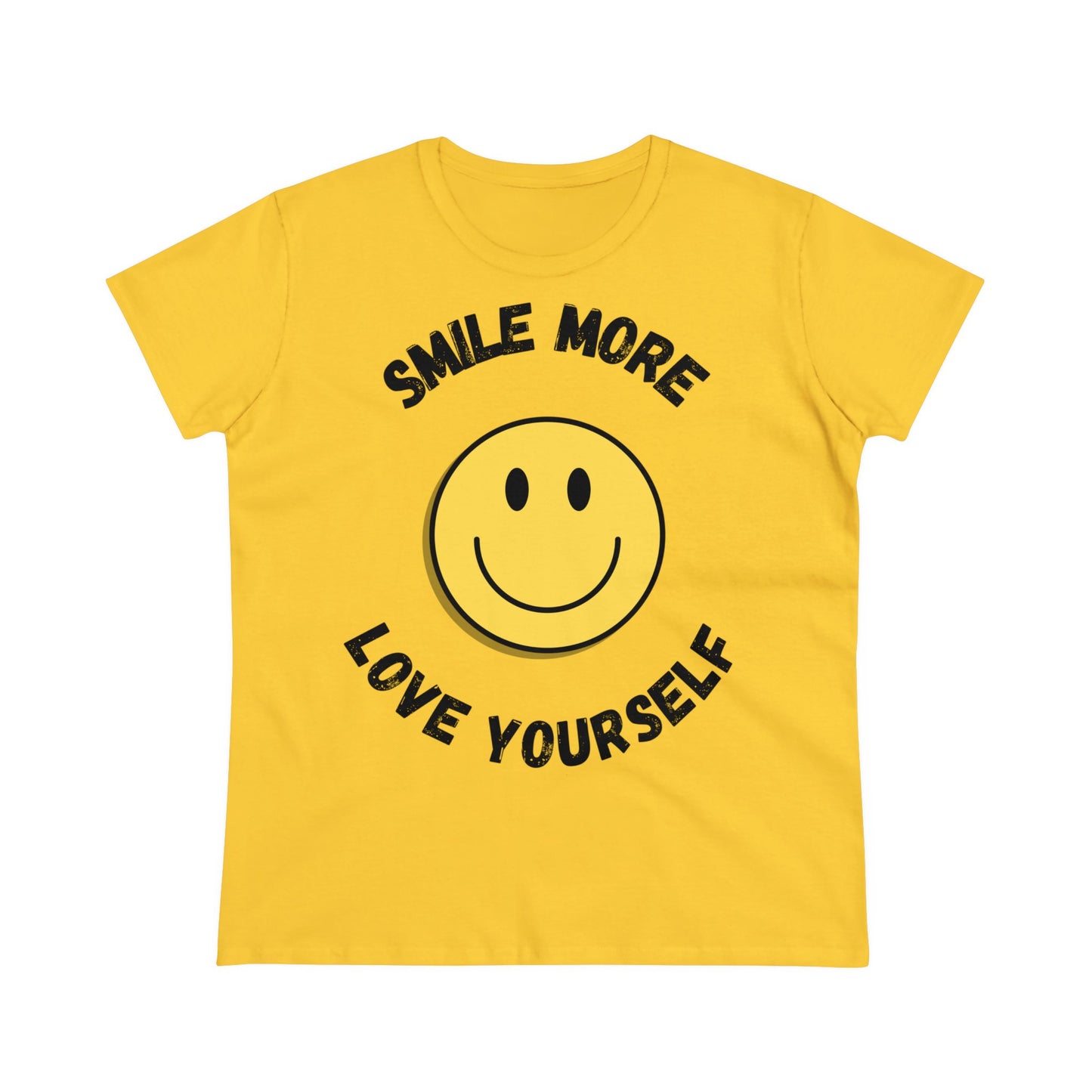 Smile More Love Yourself - One Sided Print - Colours - Women's