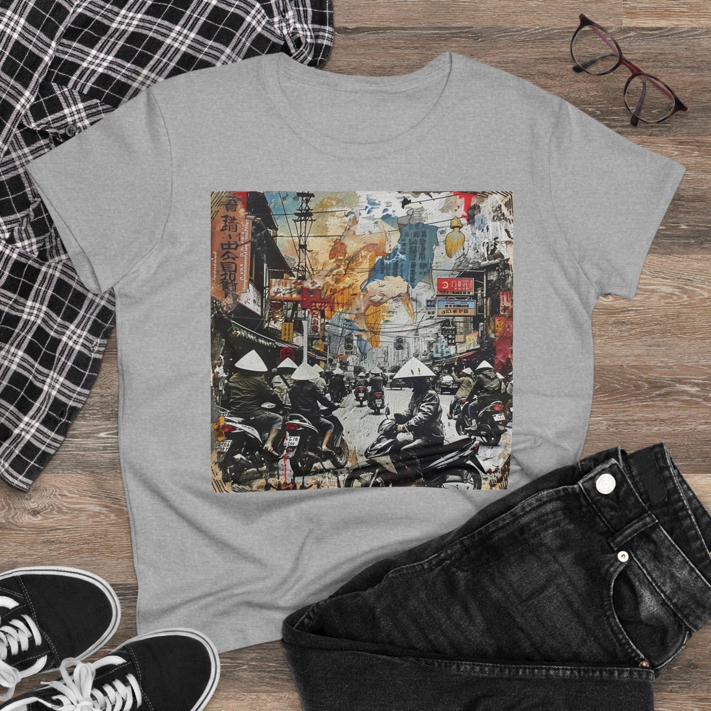 Vietnam Design Three - Colours - One Sided Print - Women's