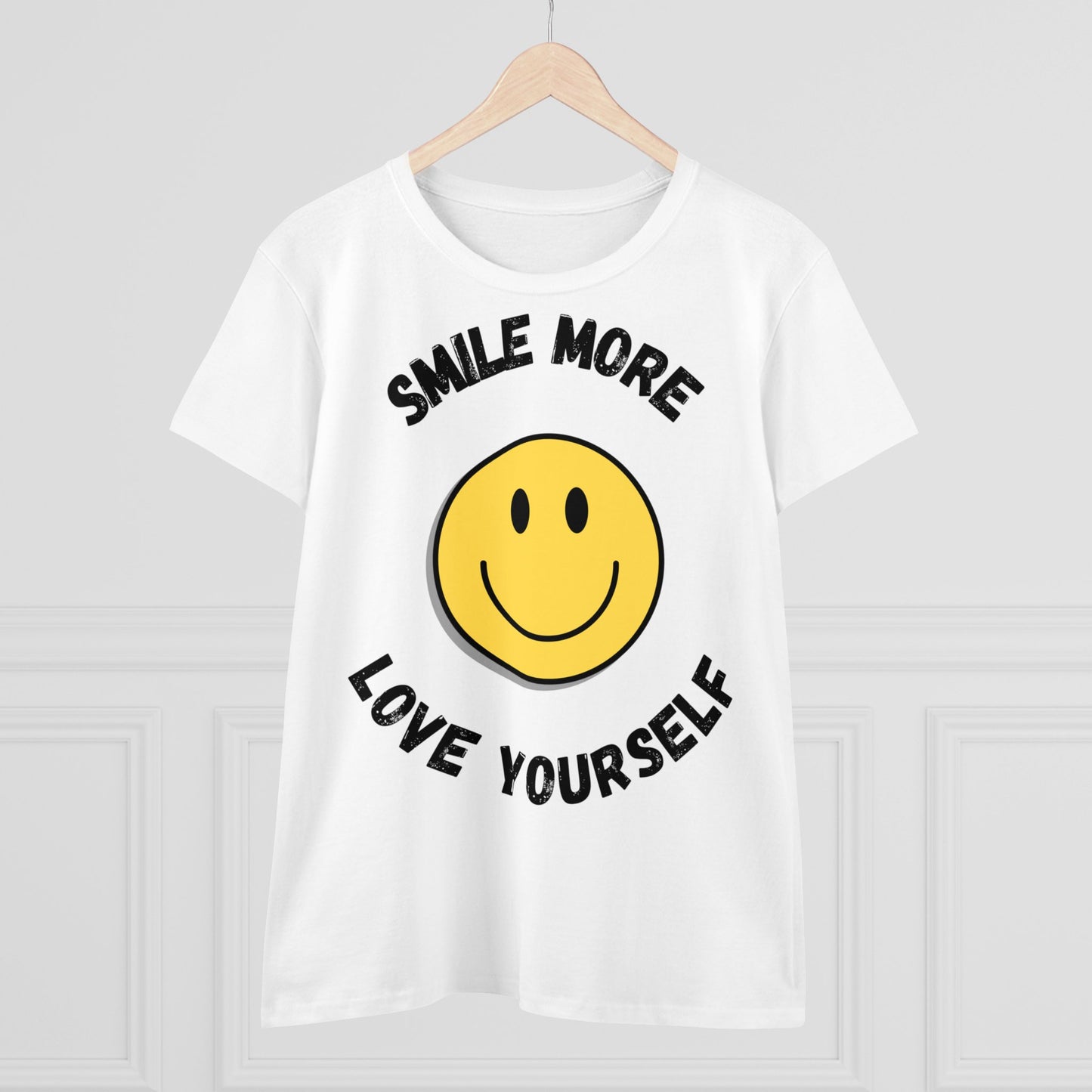 Smile More Love Yourself - One Sided Print - Colours - Women's