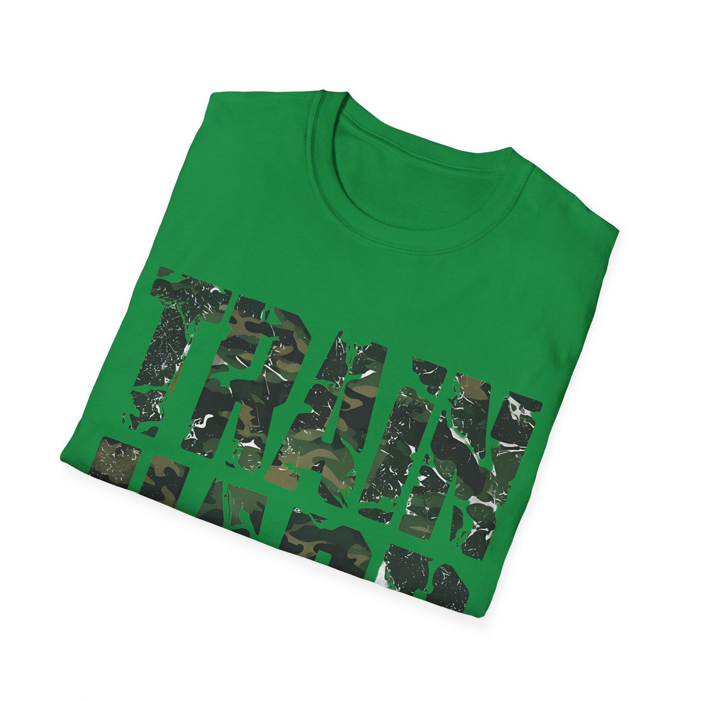Train Hard  - One Sided Print - Softstyle T-Shirt
