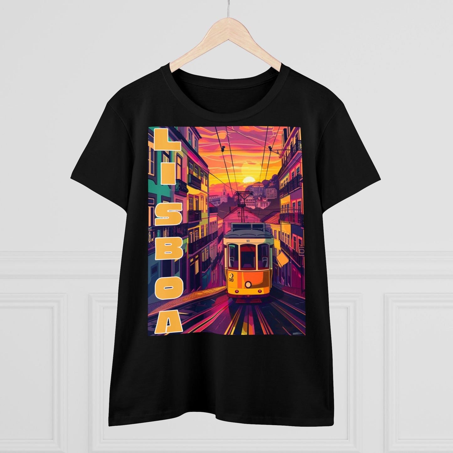 Lisboa Tram Sunset - One Sided - Colours - Women's