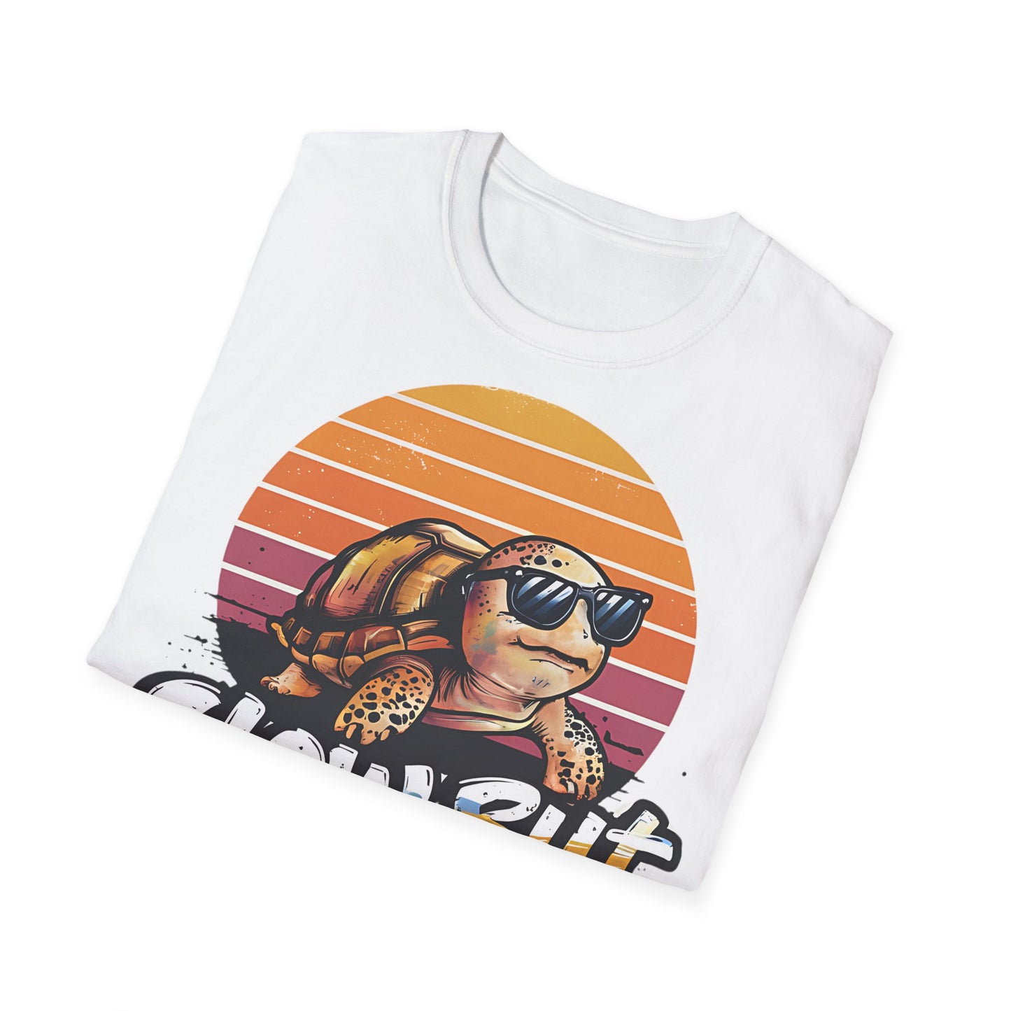 Slow But Steady - Front & Side Prints - Softstyle T-Shirt