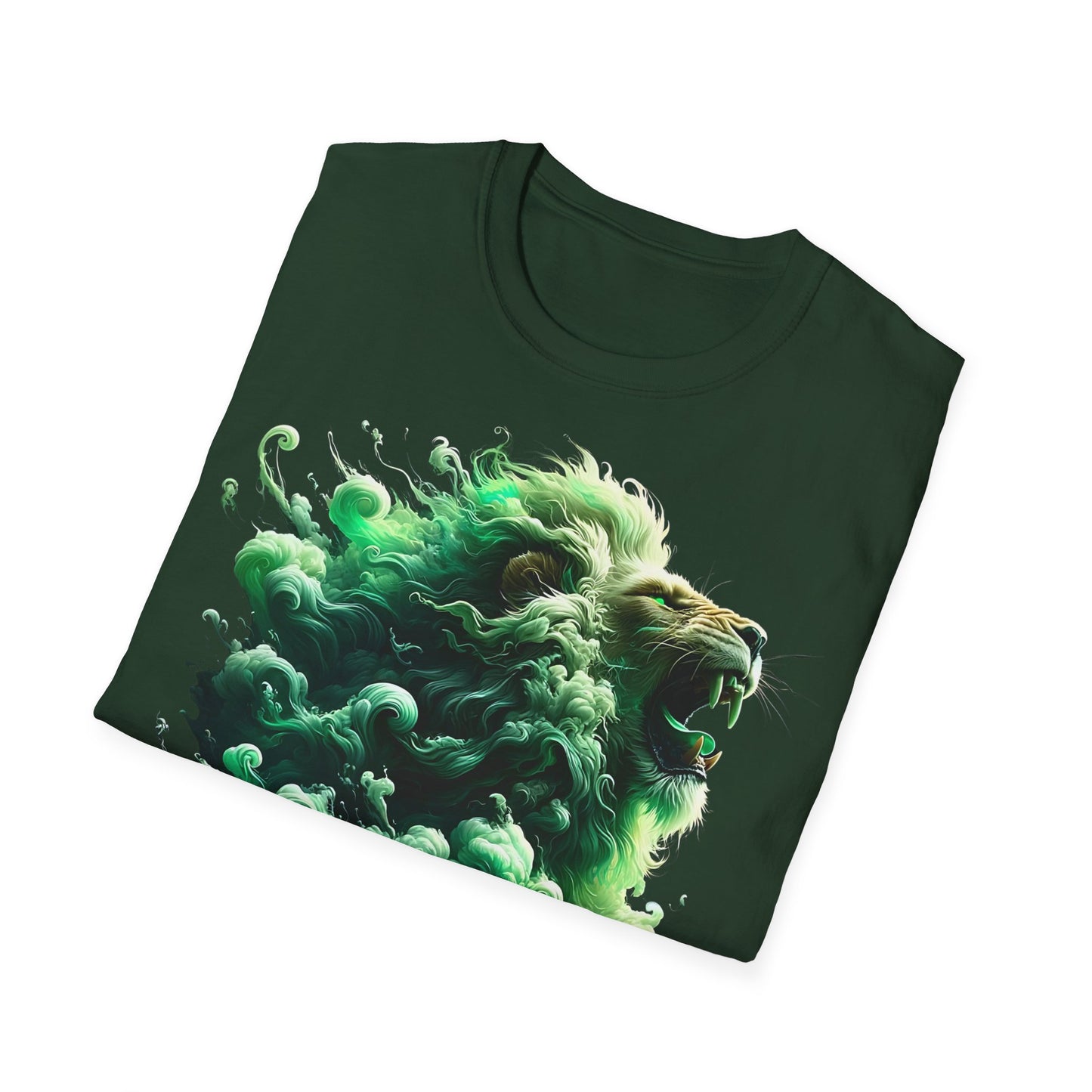 Mist Lion - One Sided Print - Softstyle T-Shirt