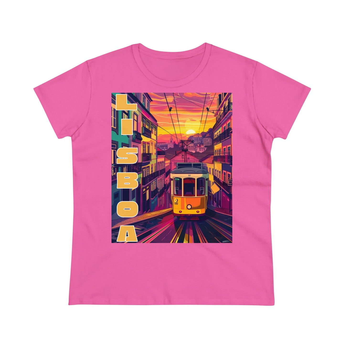 Lisboa Tram Sunset - One Sided - Colours - Women's