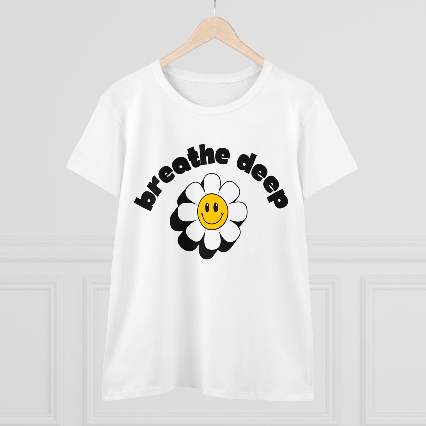 Breathe Deep - One Sided - White - Women's