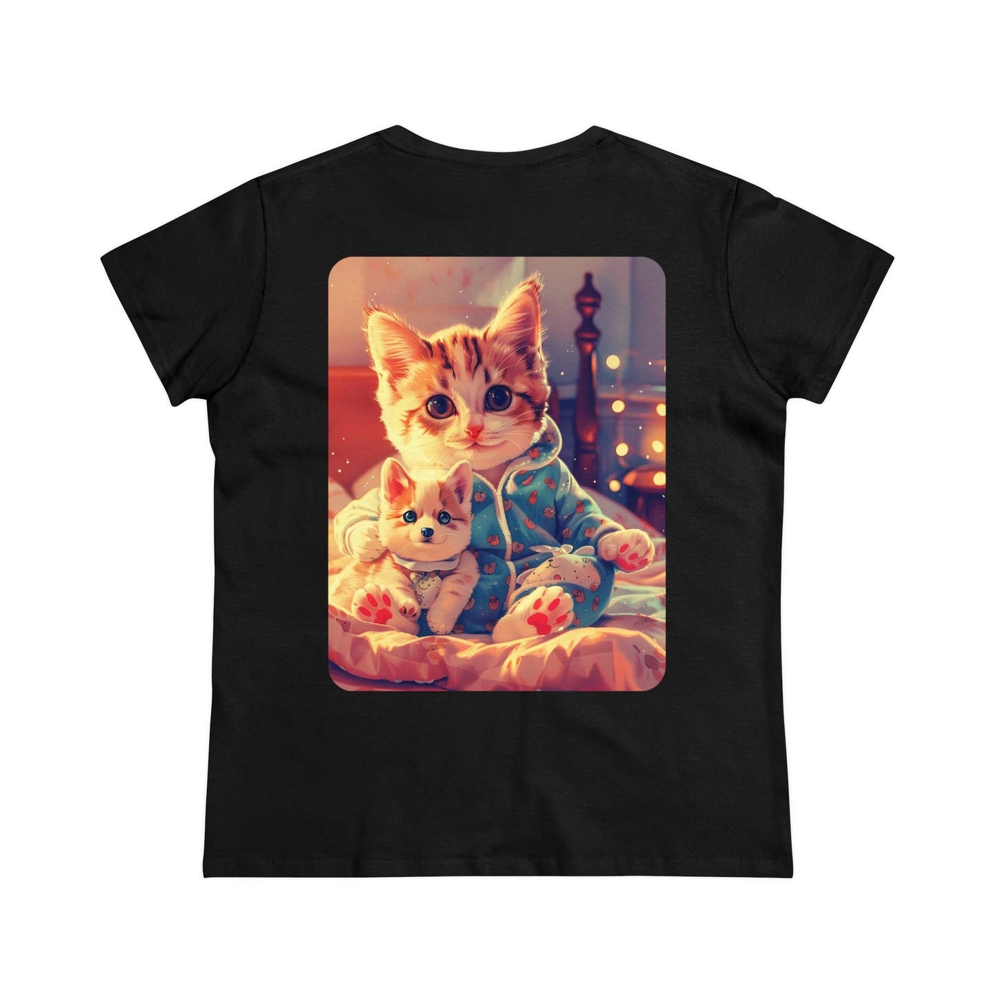 Cat and Corgi Pajamas - Double Sided - Women