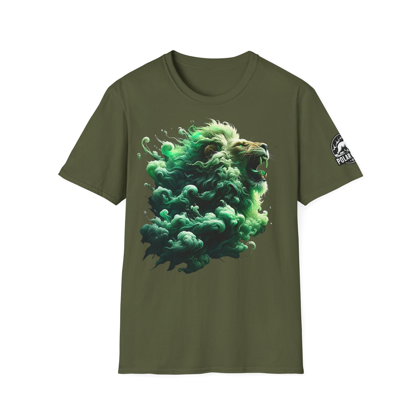 Mist Lion - Front & Side Prints - Softstyle T-Shirt