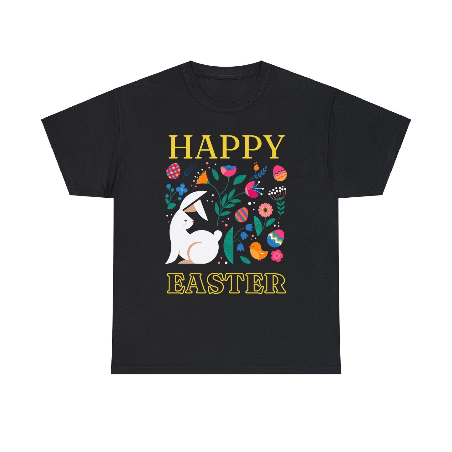 Happy Easter - One Sided - Black