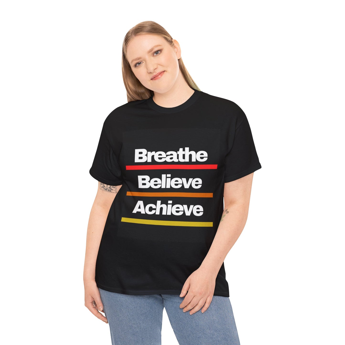 Breathe Believe Achieve  - Black