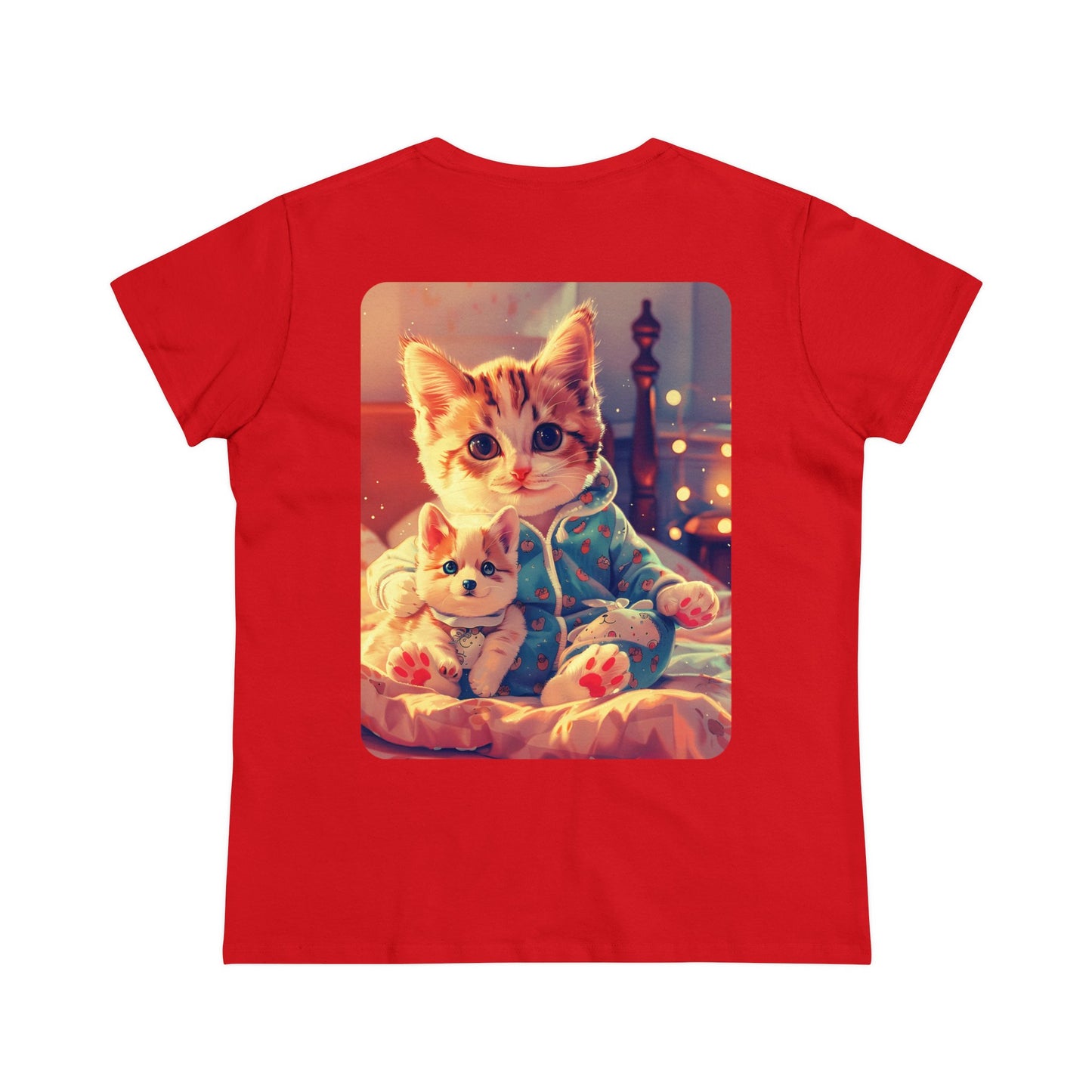 Cat and Corgi Pajamas - Double Sided - Women