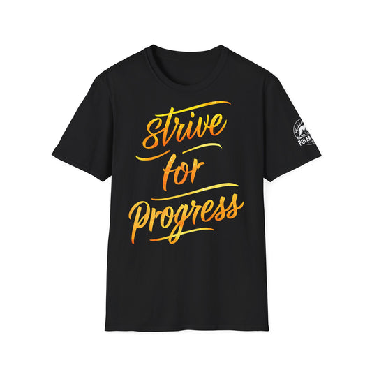 Strive for Progress - Front & Side Prints - Softstyle T-Shirt