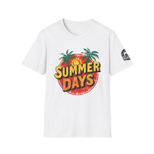 Summer Days - Front & Side Prints - Softstyle T-Shirt