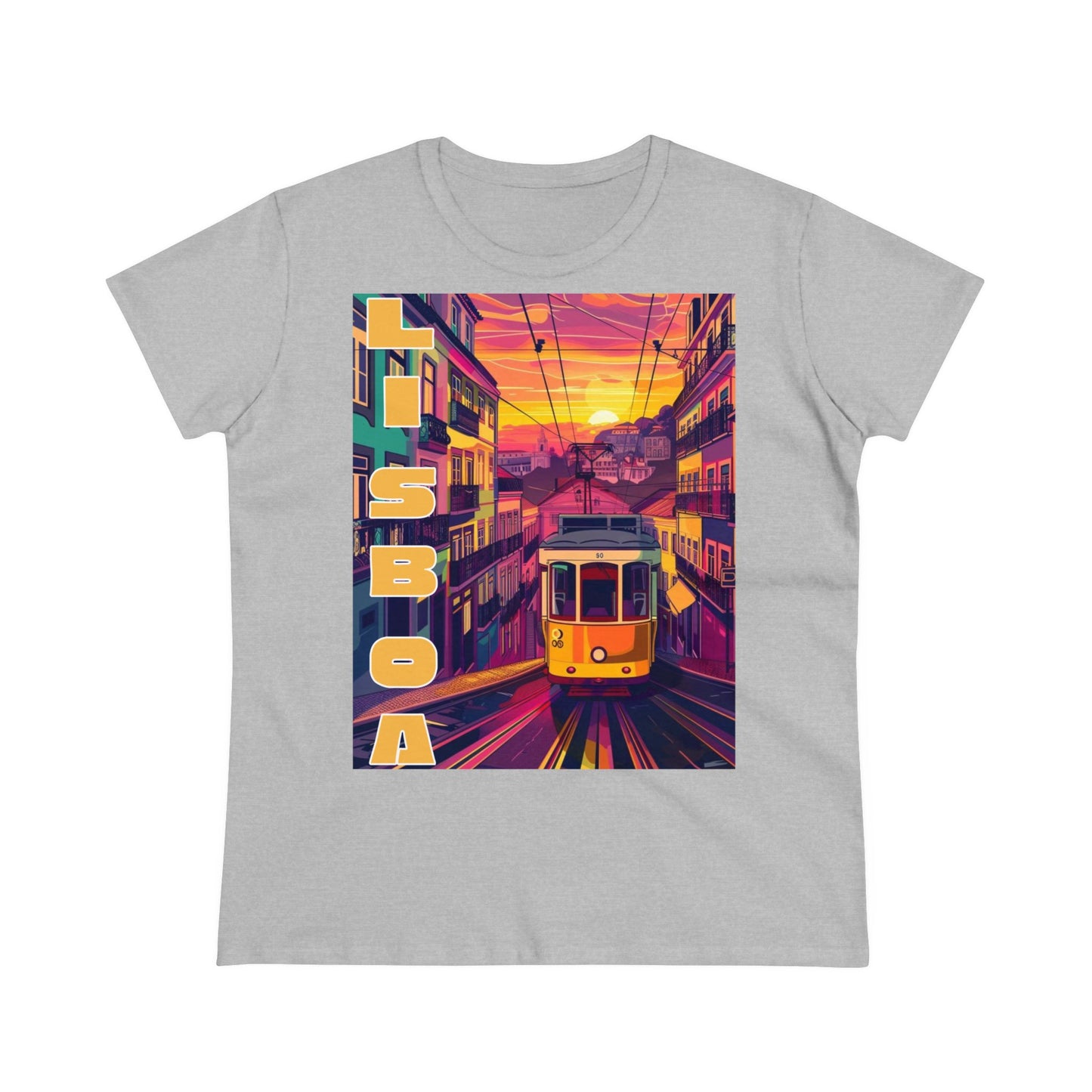 Lisboa Tram Sunset - One Sided - Colours - Women's