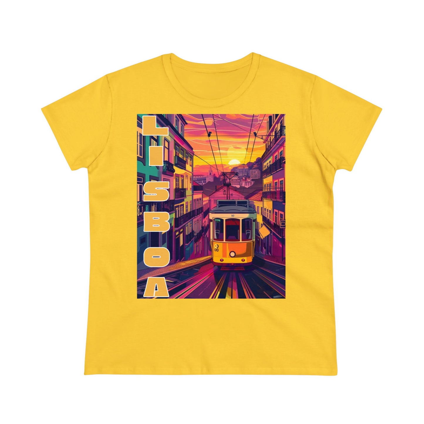 Lisboa Tram Sunset - One Sided - Colours - Women's