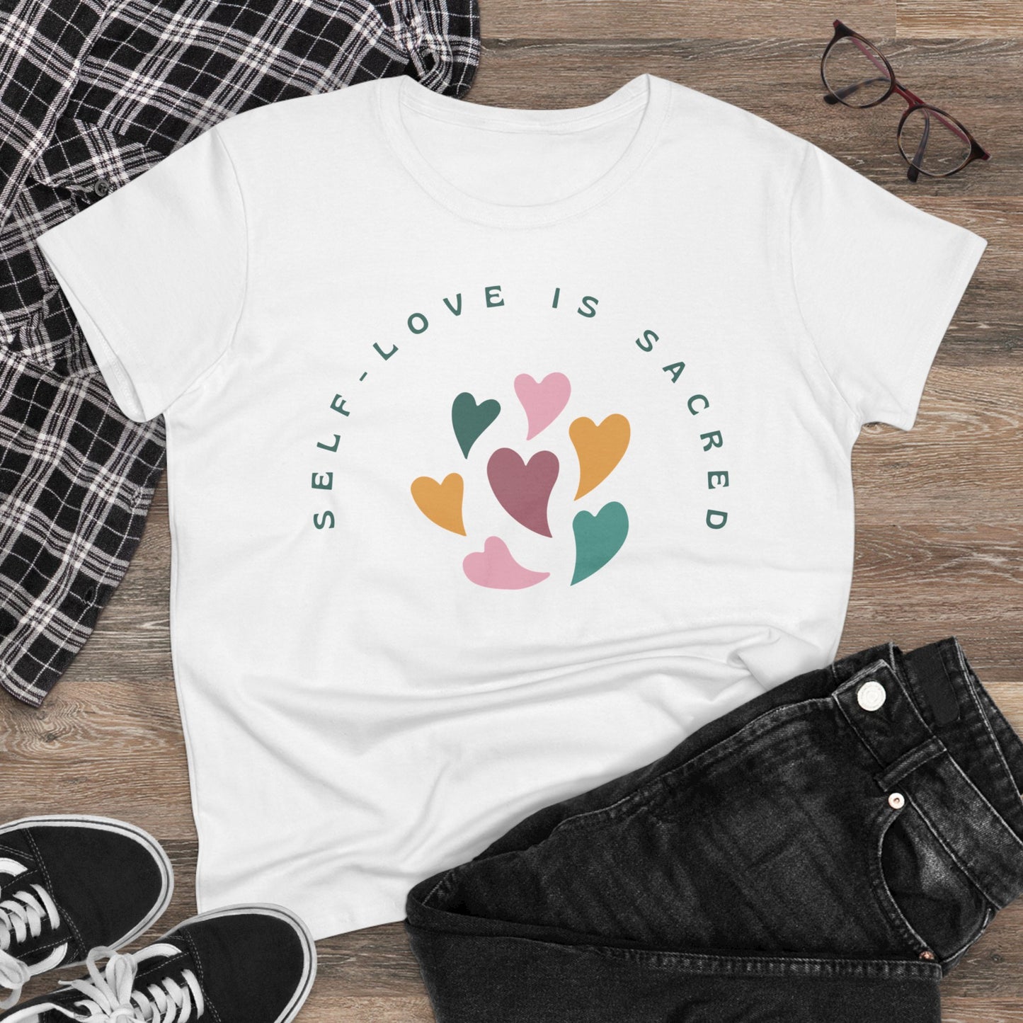 Self Love Is Sacred - One Sided - White - Women's