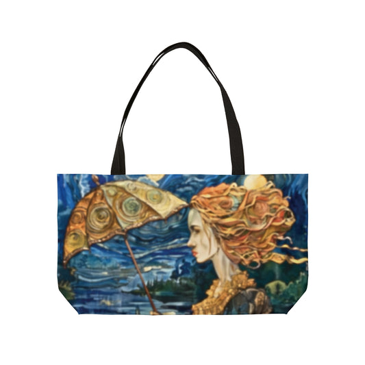 Art Noveau Lady In Lake 24" x 13"