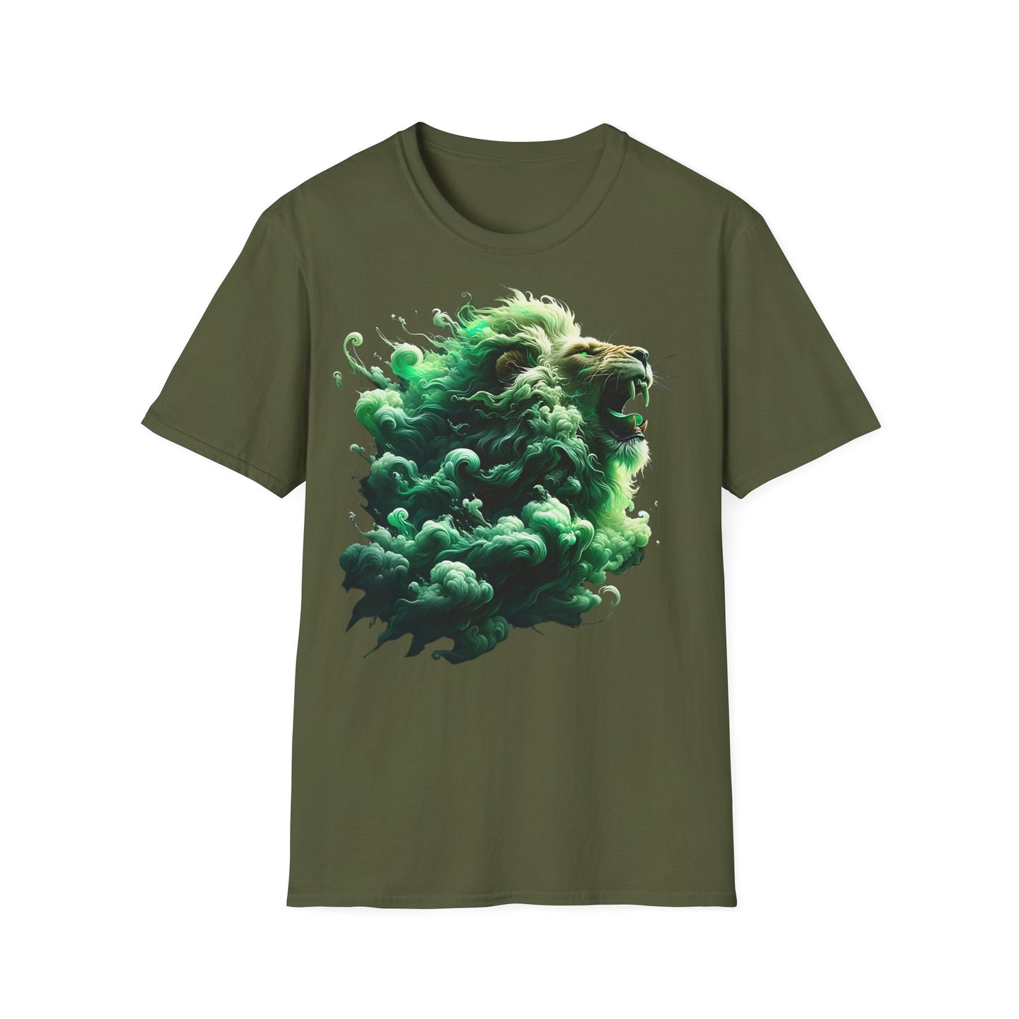 Mist Lion - One Sided Print - Softstyle T-Shirt
